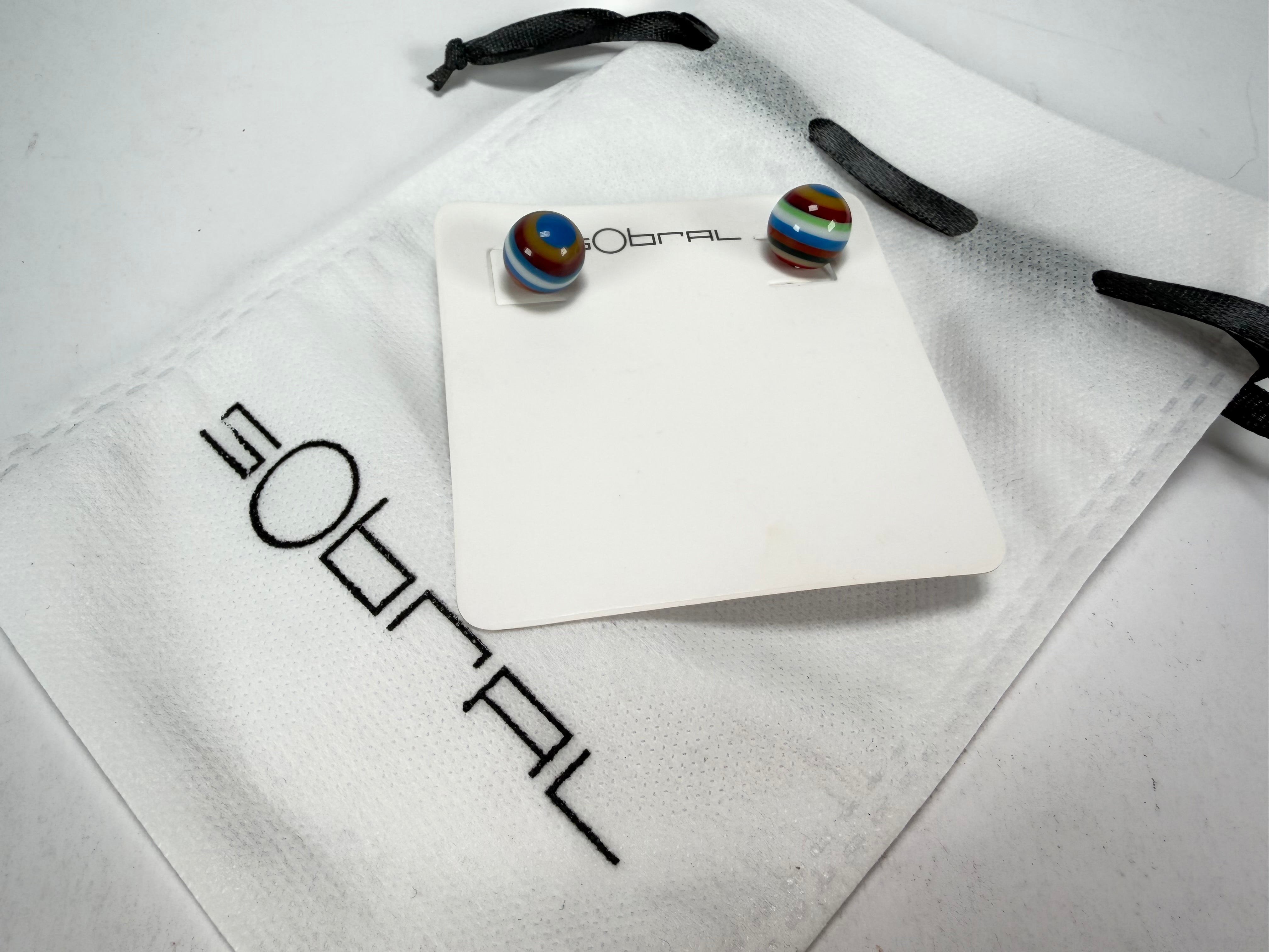 Sobral - Pop Art "Orbitalis" Resin Earrings ( 005456 )