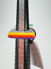 Sobral - Pop Art "Carre" Resin Ring ( 001828 ) - Size UK R / US 9