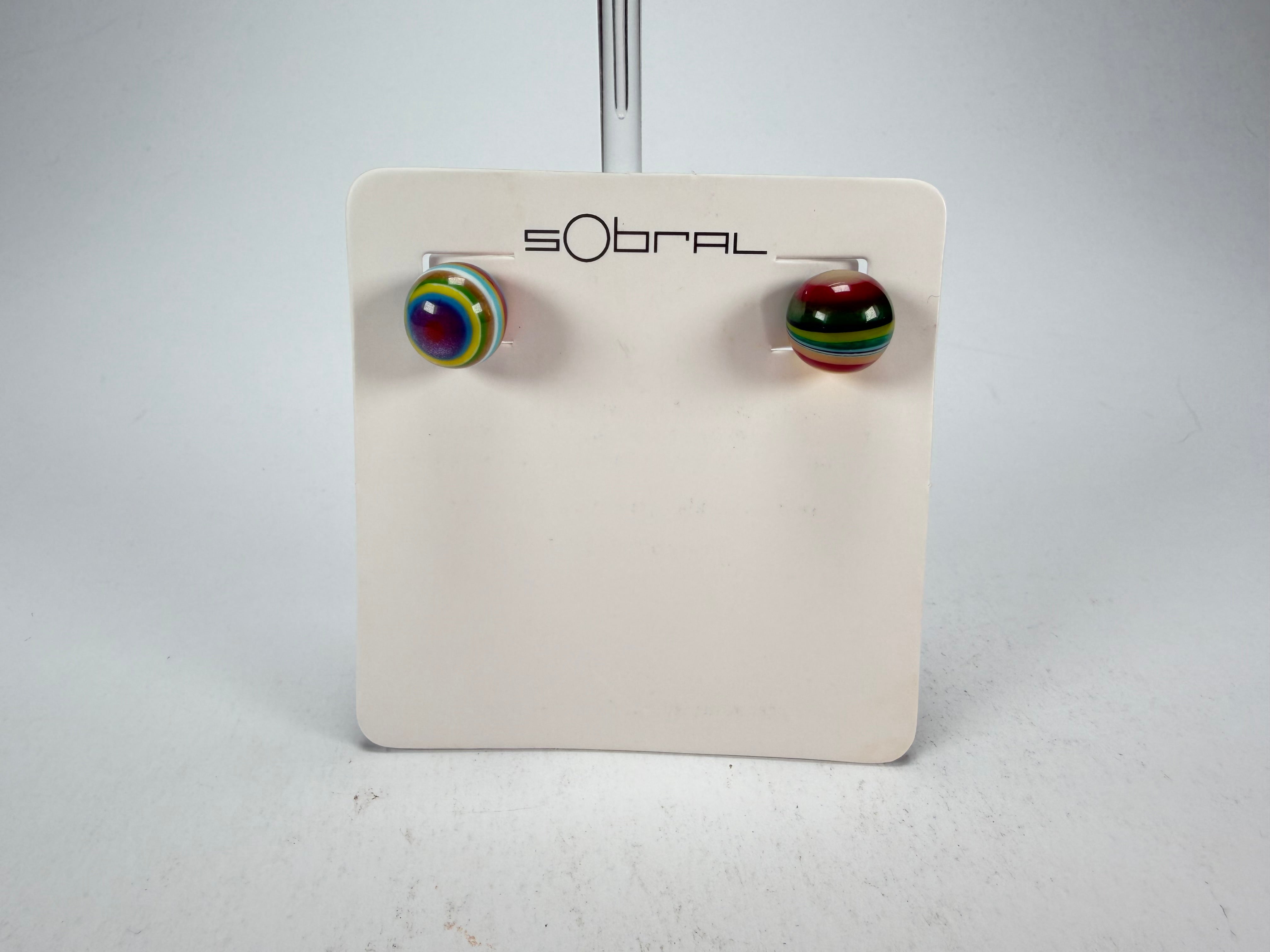 Sobral - Pop Art "Orbitalis" Resin Earrings ( 005456 )
