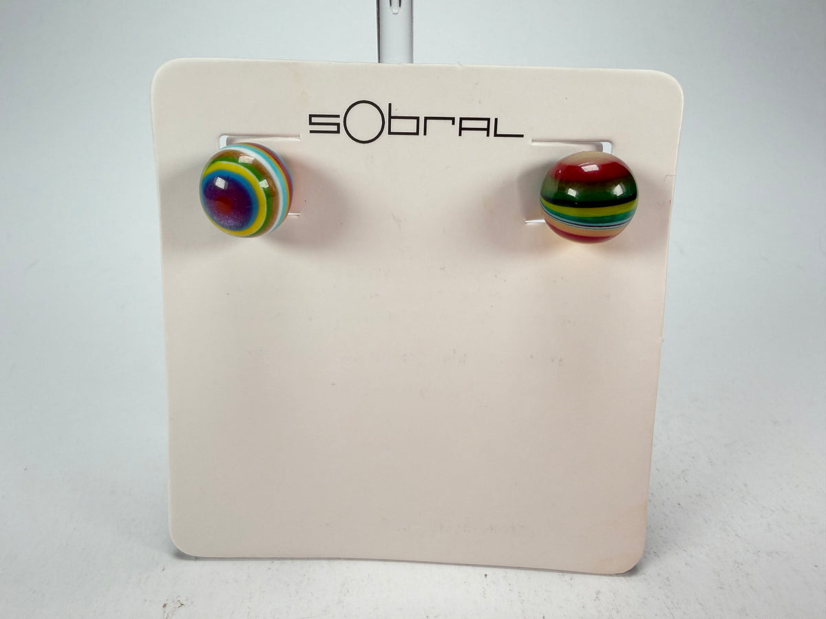 Sobral - Pop Art "Orbitalis" Resin Earrings ( 005456 )