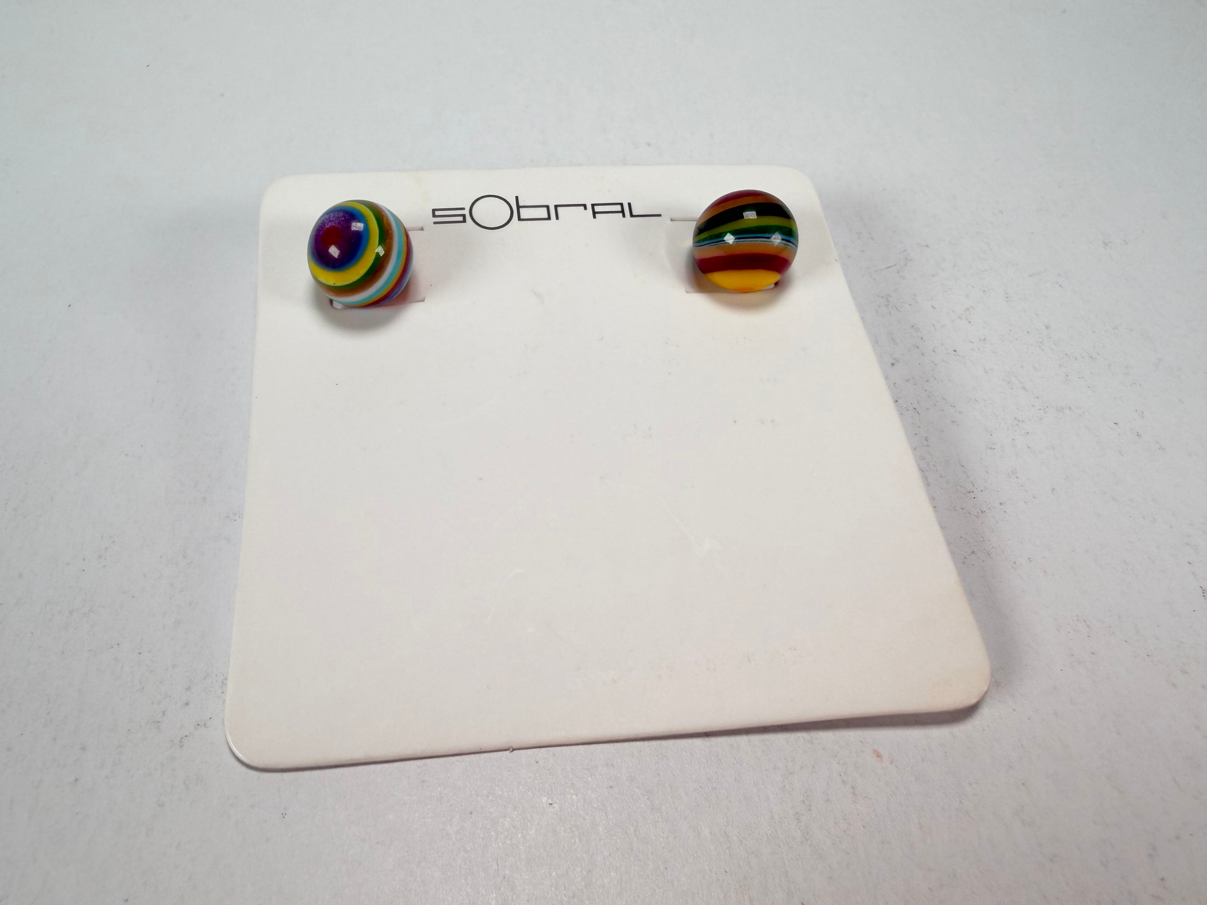 Sobral - Pop Art "Orbitalis" Resin Earrings ( 005456 )