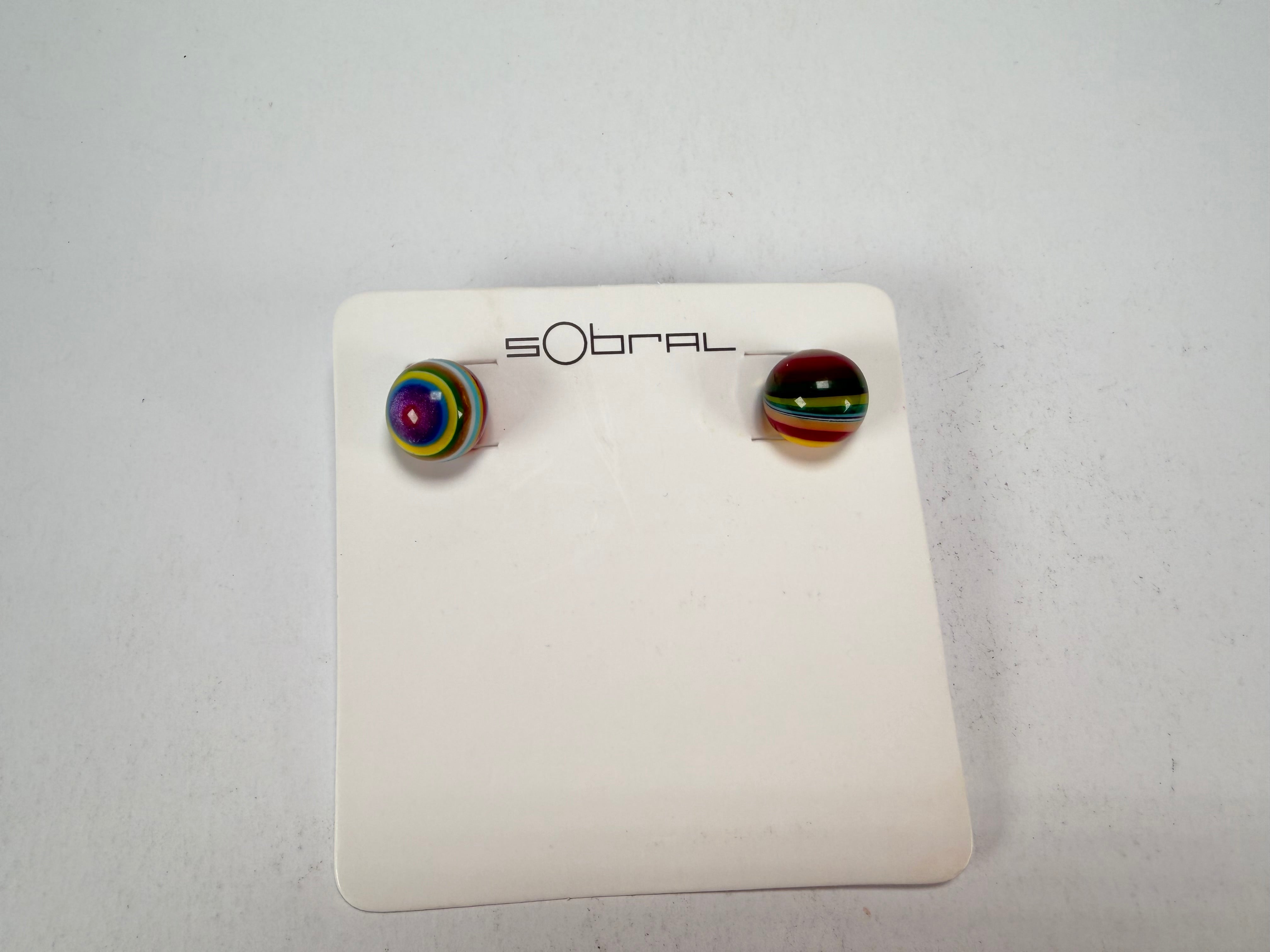 Sobral - Pop Art "Orbitalis" Resin Earrings ( 005456 )