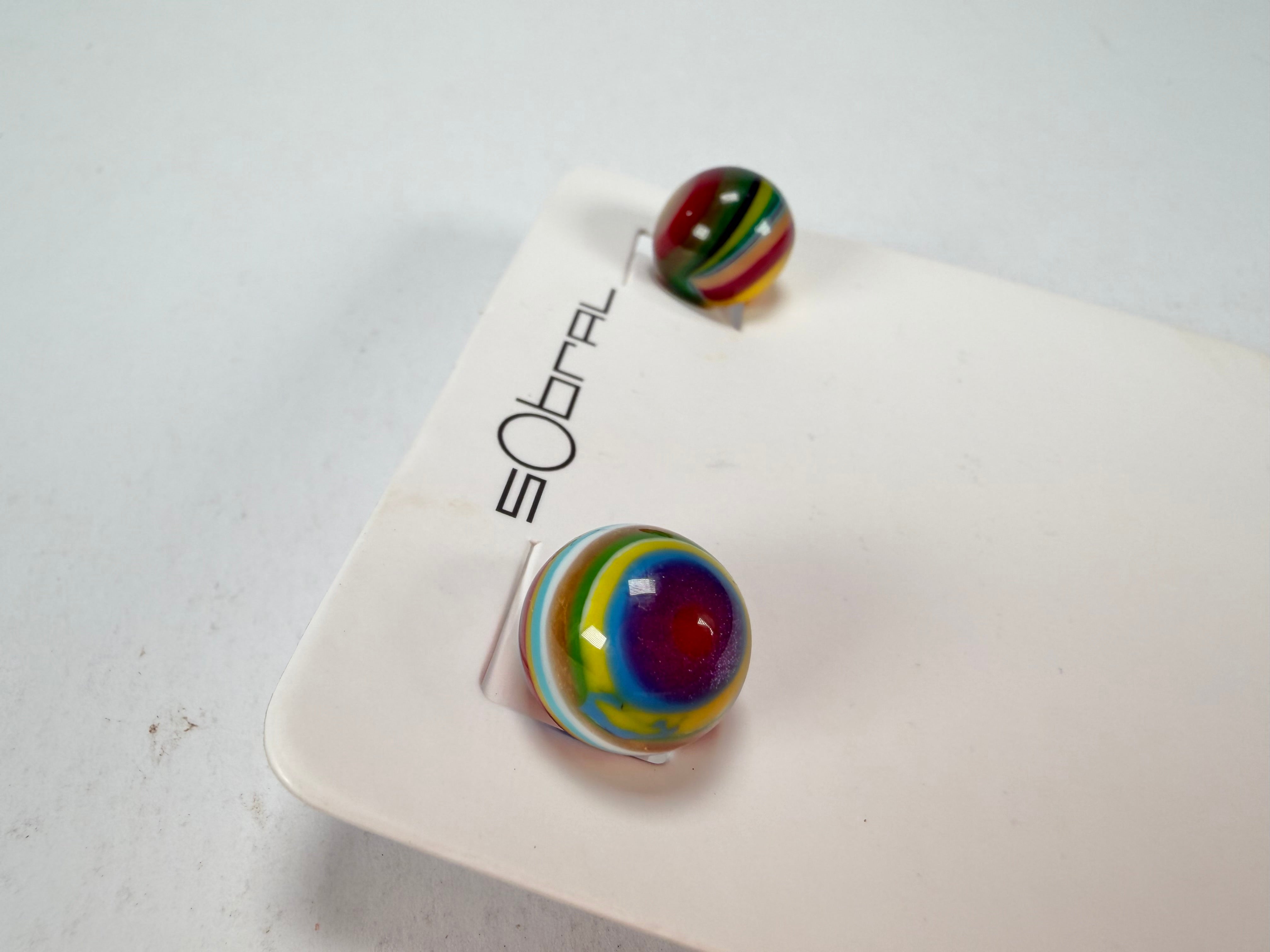 Sobral - Pop Art "Orbitalis" Resin Earrings ( 005456 )