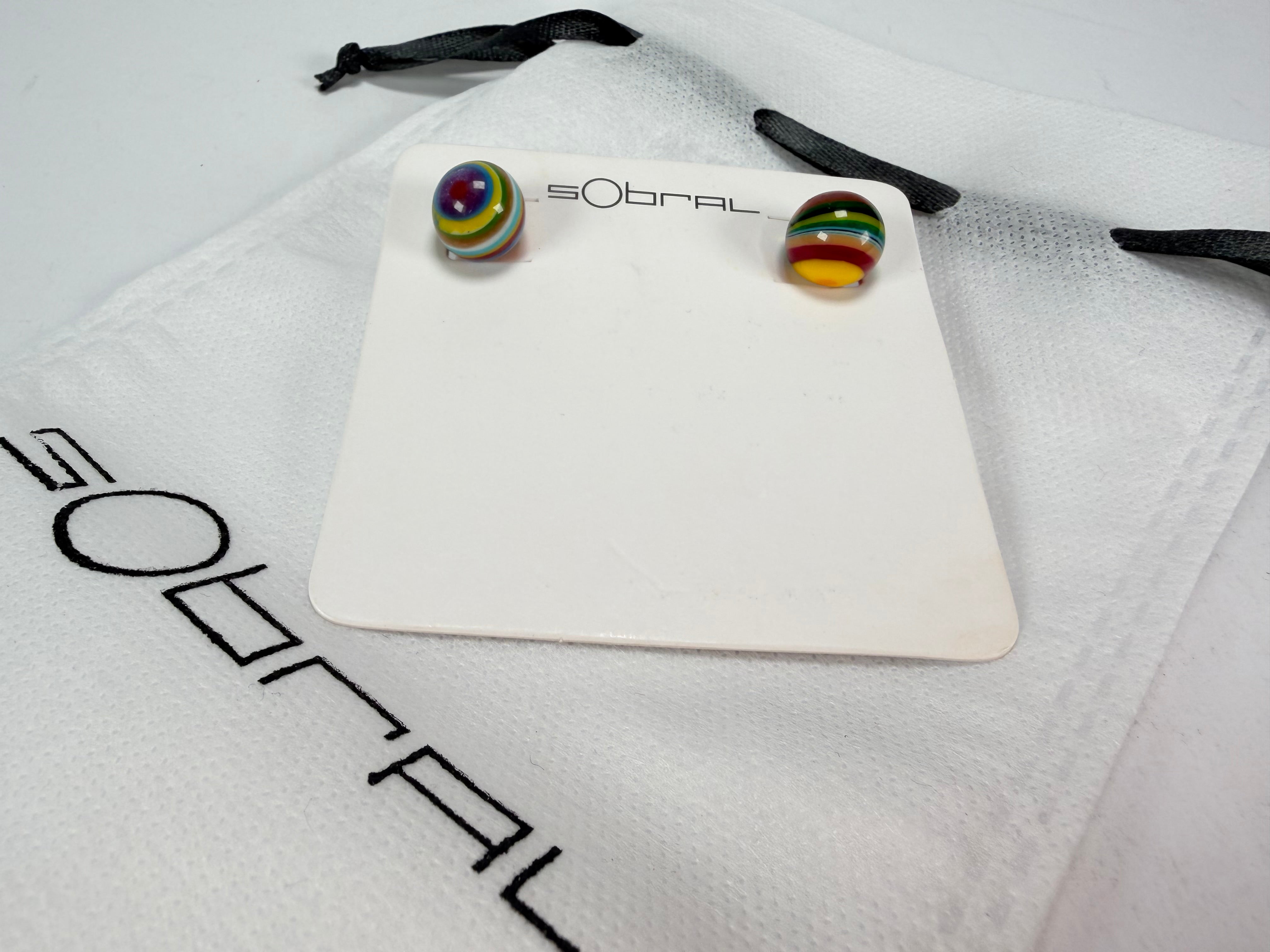 Sobral - Pop Art "Orbitalis" Resin Earrings ( 005456 )