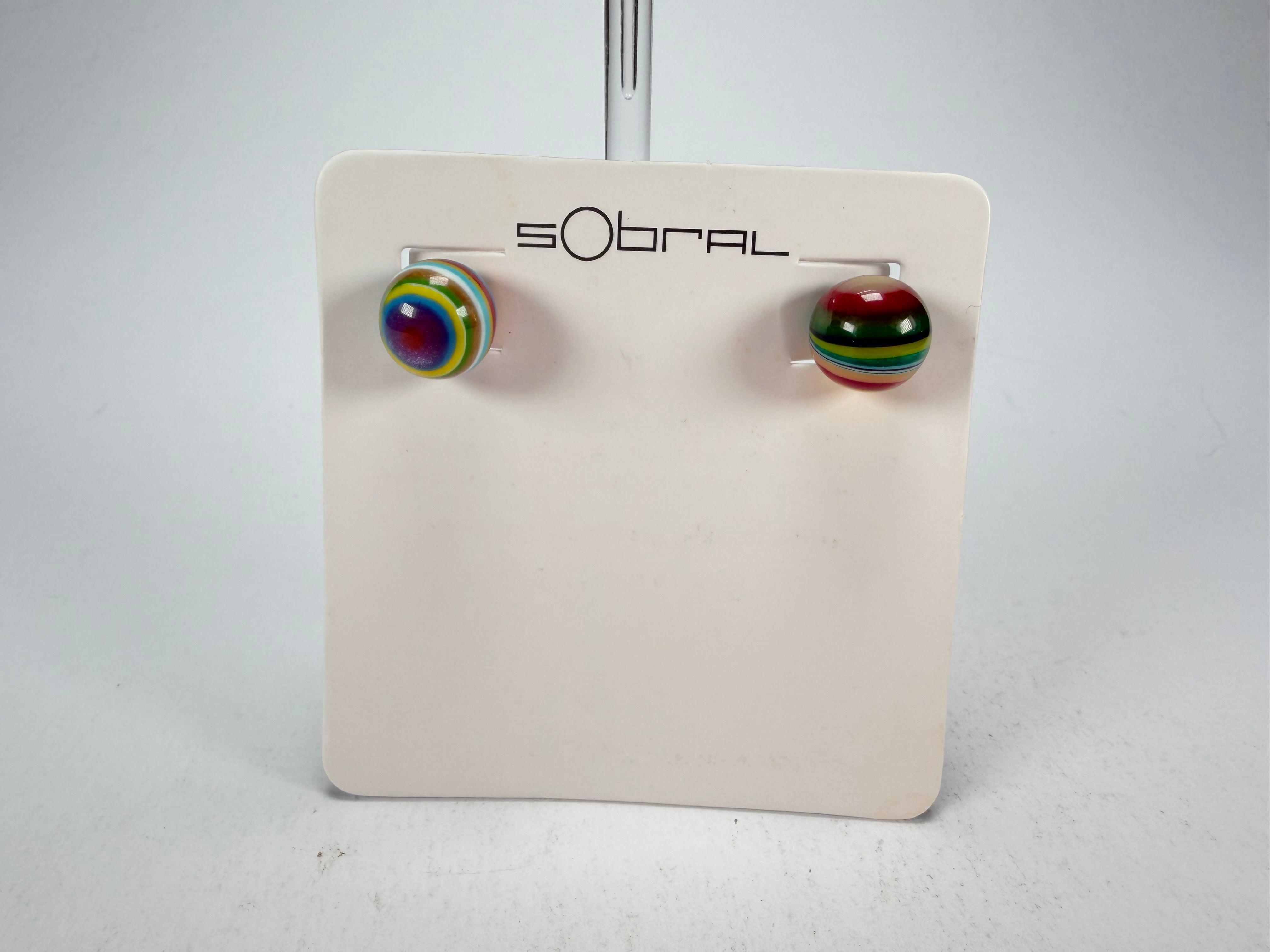 Sobral - Pop Art "Orbitalis" Resin Earrings ( 005456 )