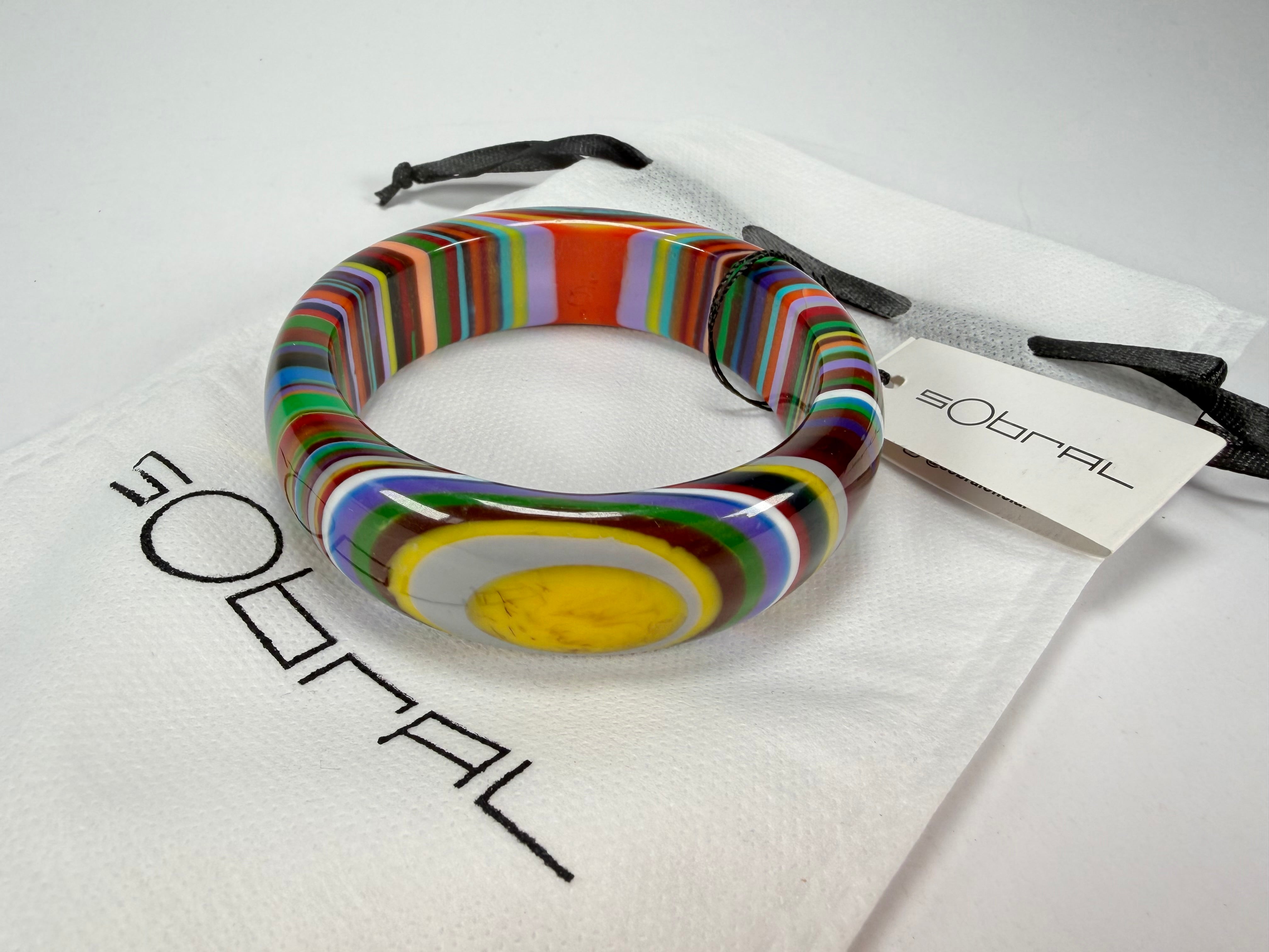 Sobral - Pop Art "PB24" Solid Resin Bangle ( 003813 )
