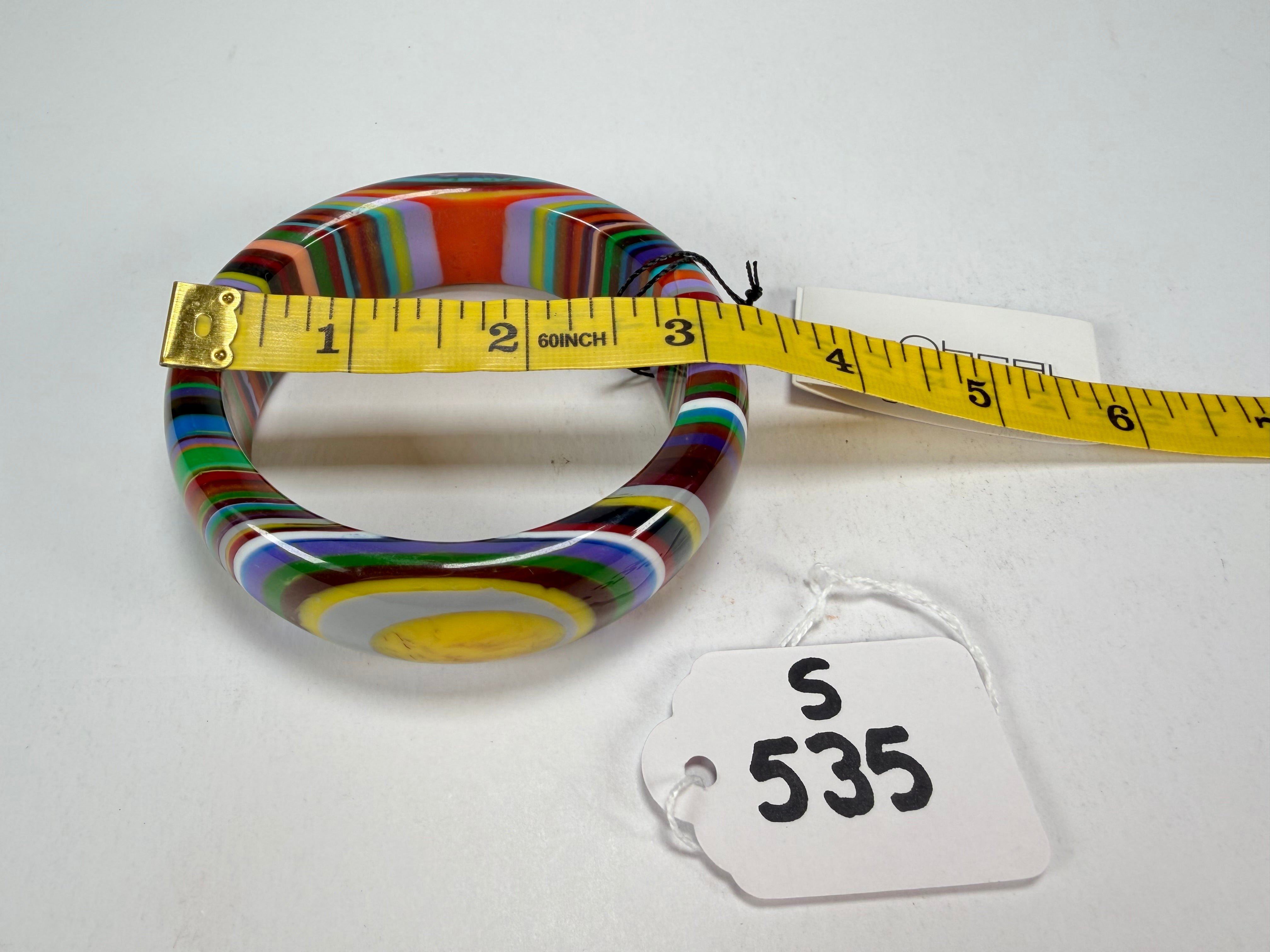 Sobral - Pop Art "PB24" Solid Resin Bangle ( 003813 )