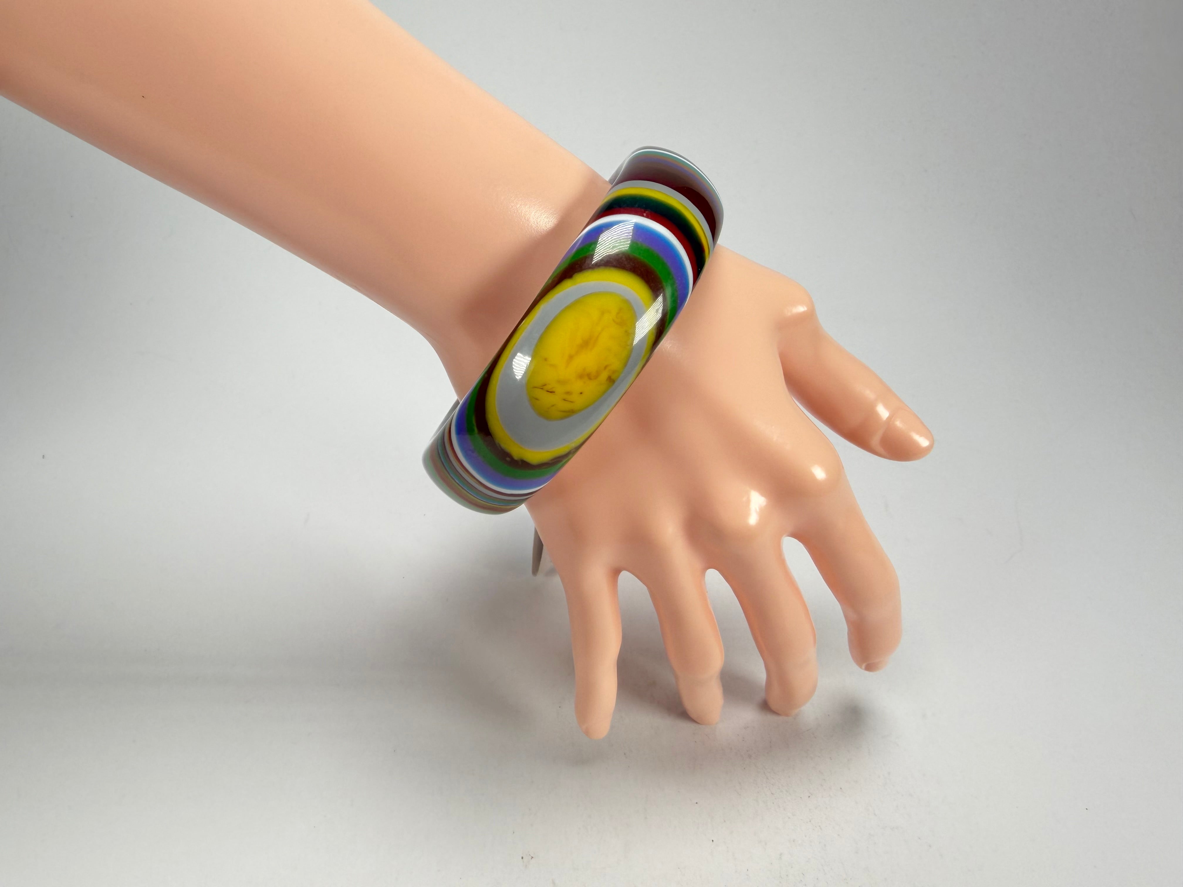 Sobral - Pop Art "PB24" Solid Resin Bangle ( 003813 )