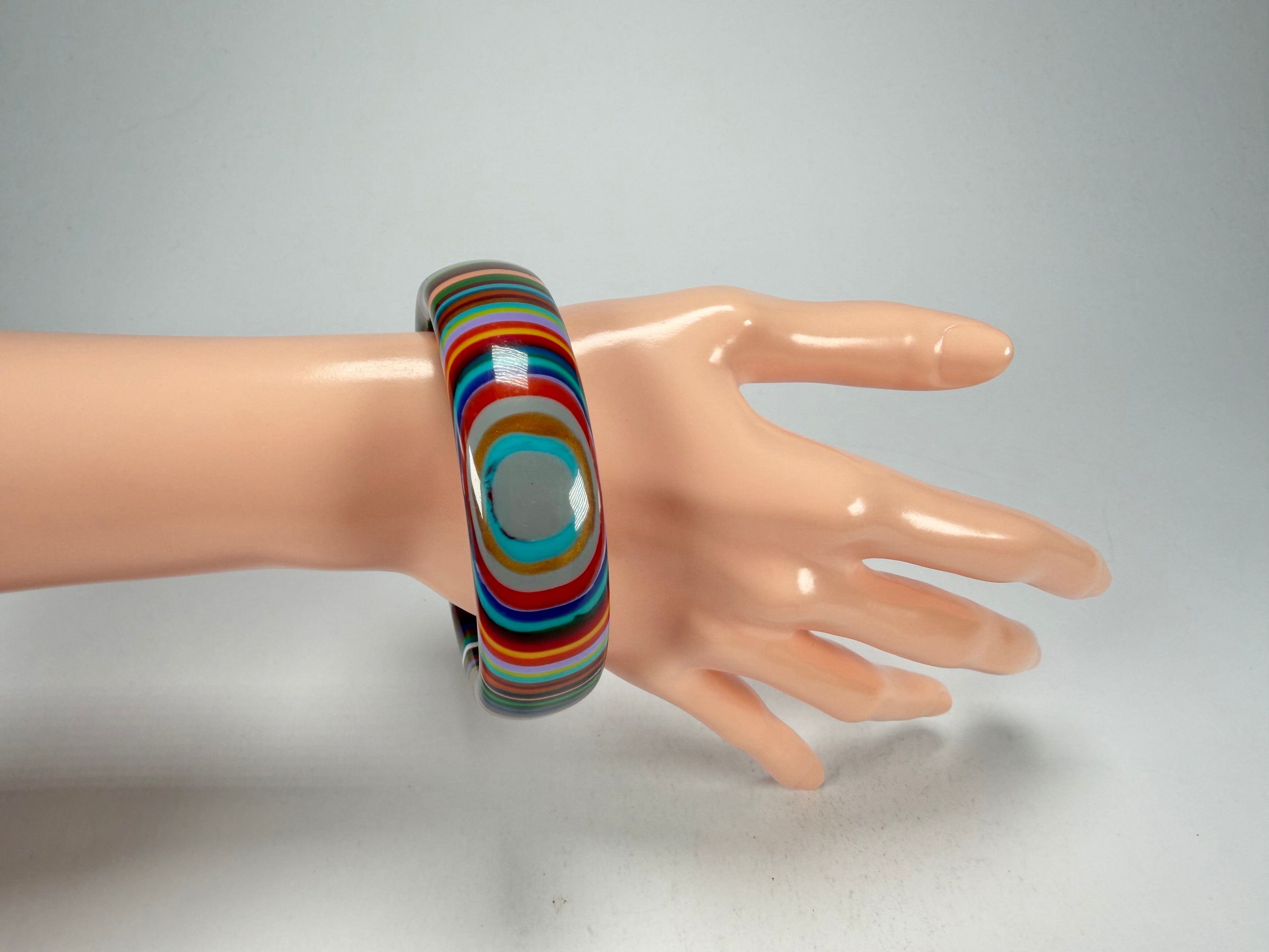 Sobral - Pop Art "PB24" Solid Resin Bangle ( 003813 )