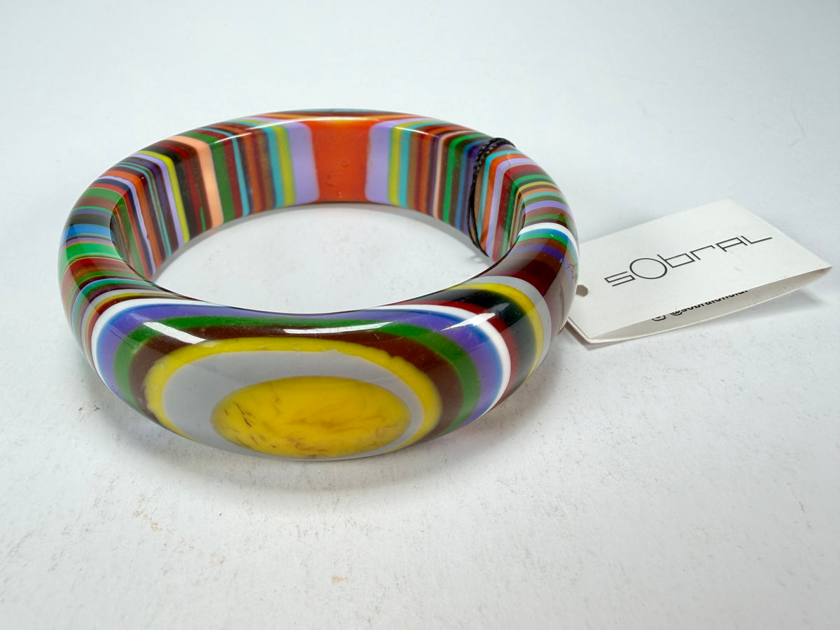 Sobral - Pop Art "PB24" Solid Resin Bangle ( 003813 )