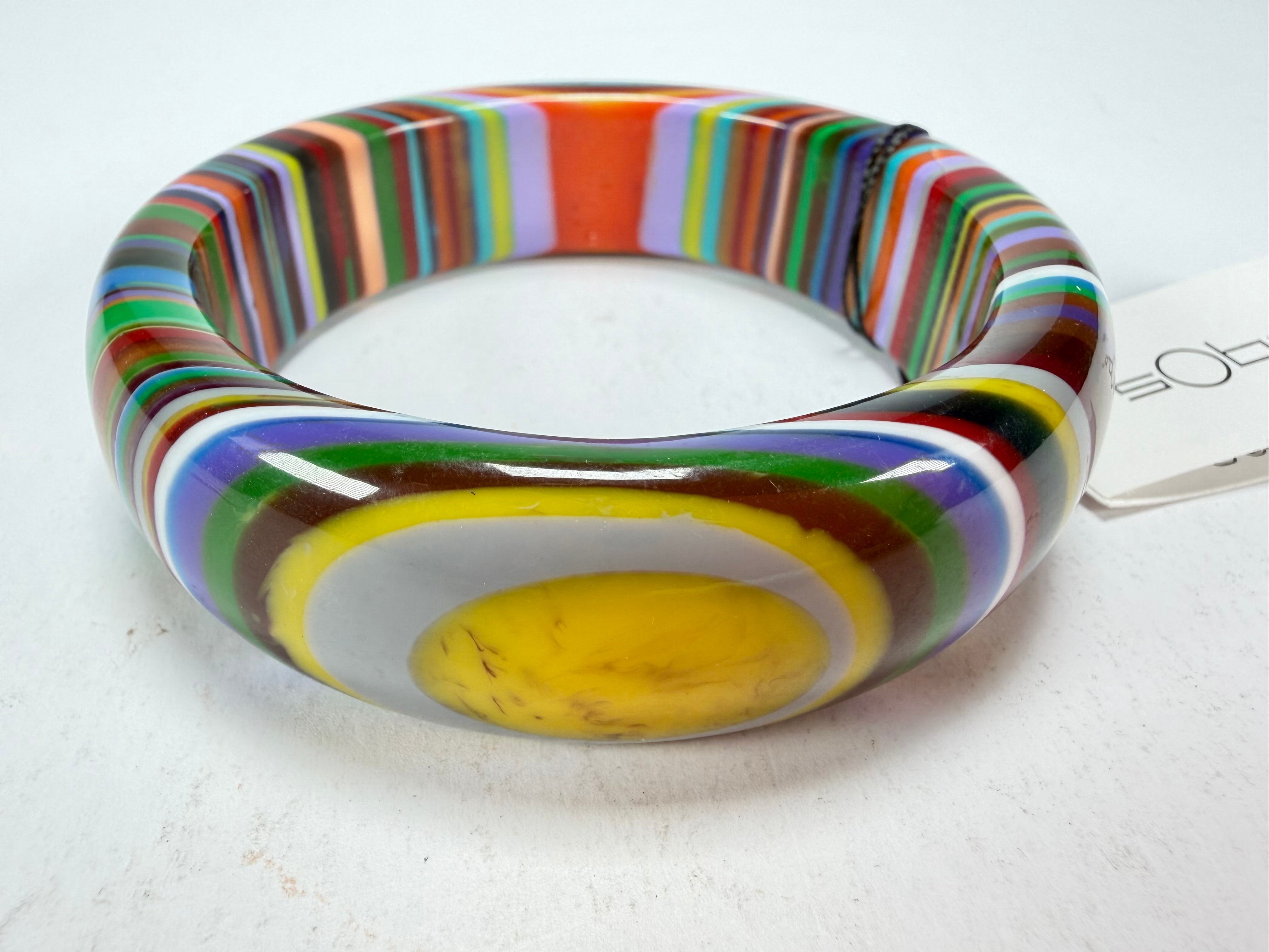 Sobral - Pop Art "PB24" Solid Resin Bangle ( 003813 )