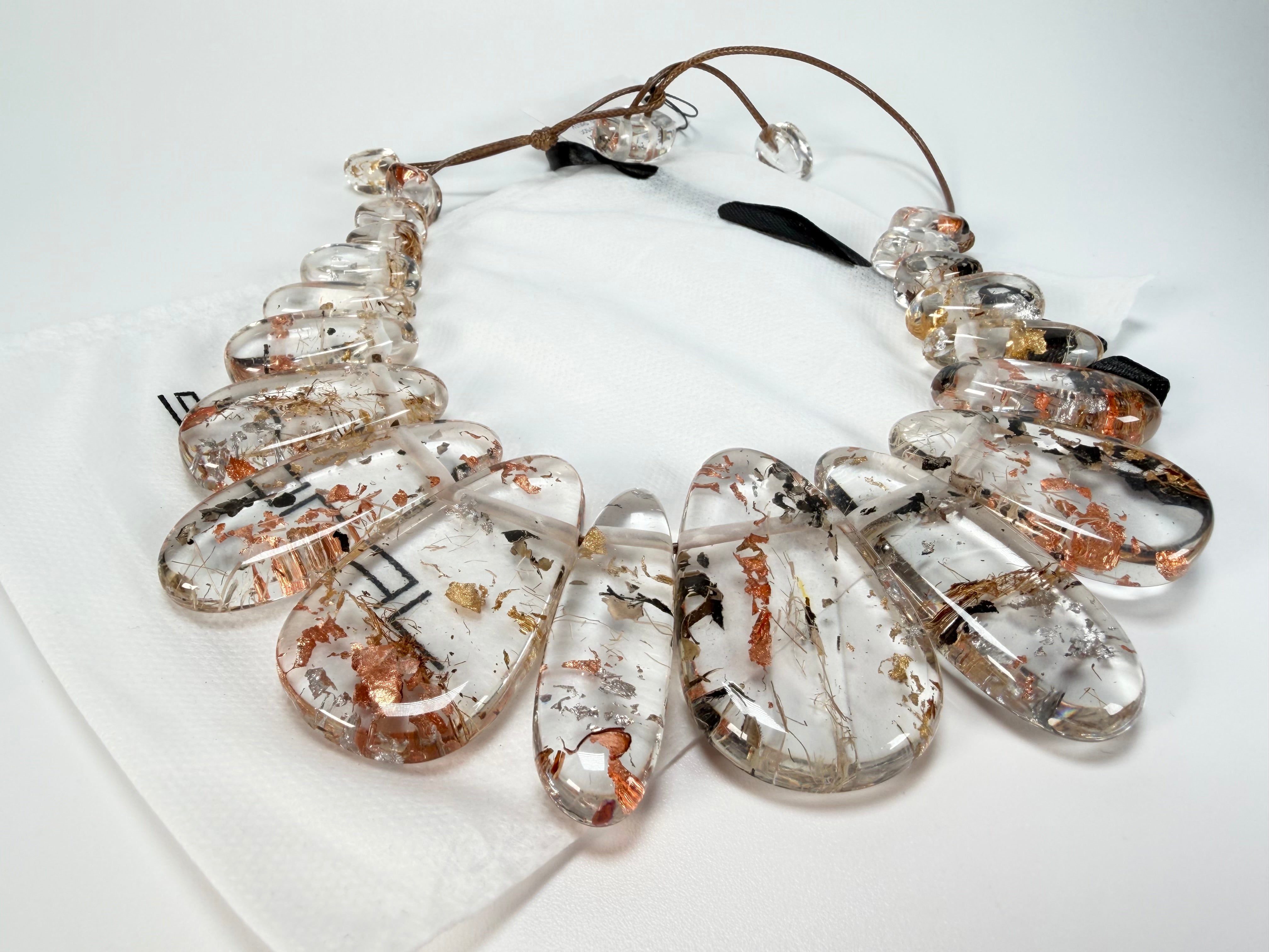 Sobral - Minas Gerais "Marou" Resin Necklace ( 005422 )