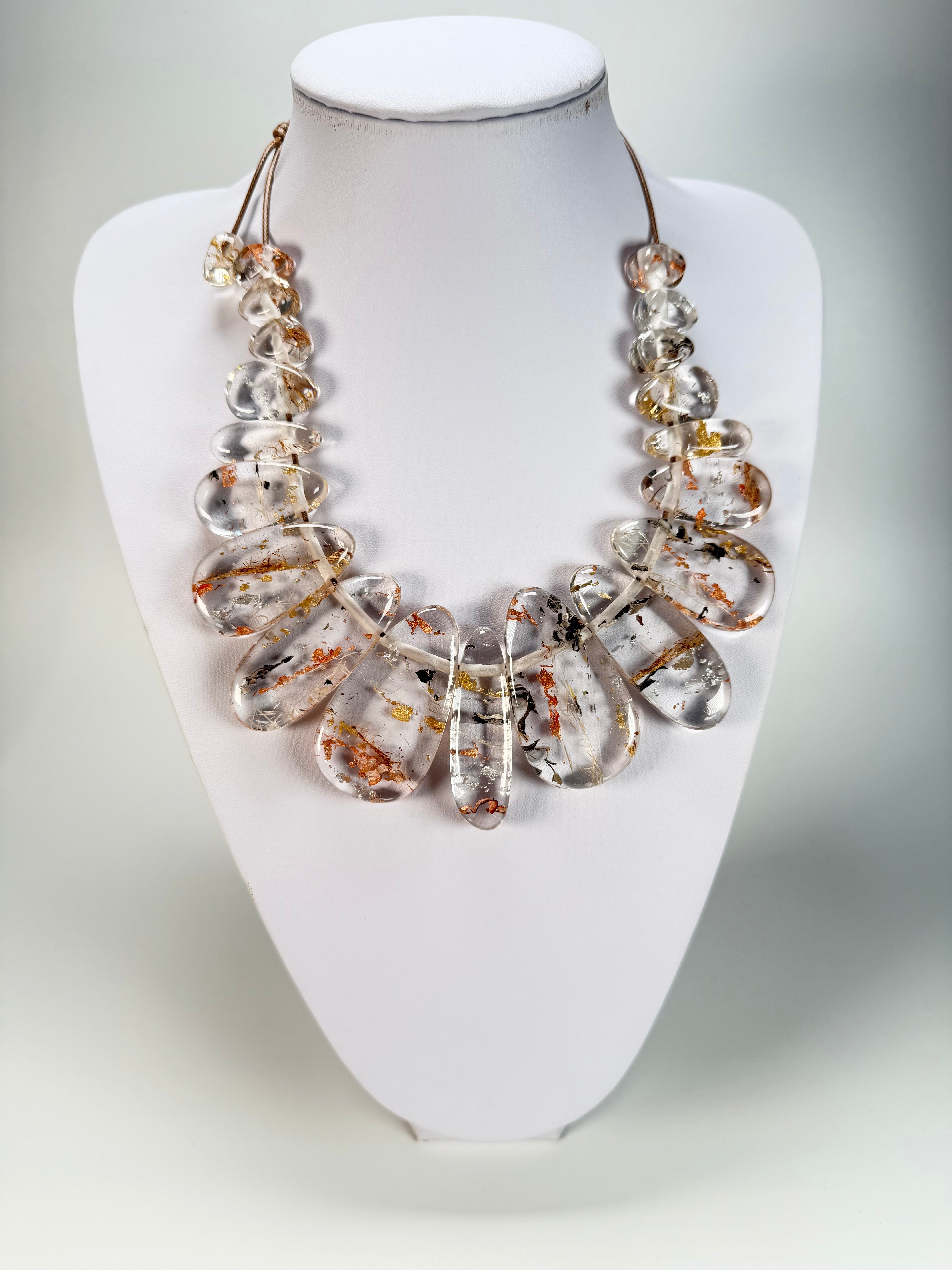 Sobral - Minas Gerais "Marou" Resin Necklace ( 005422 )