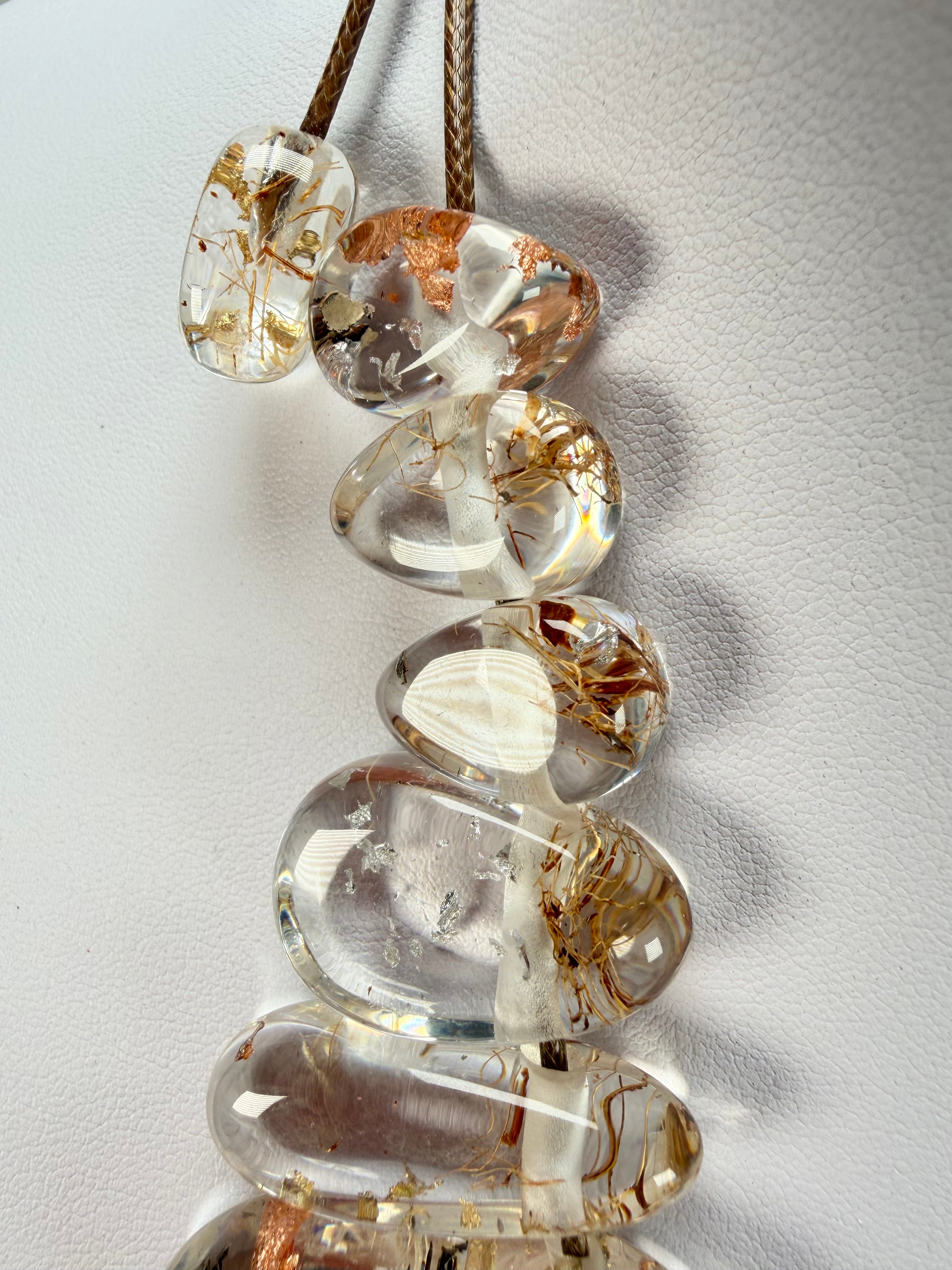 Sobral - Minas Gerais "Marou" Resin Necklace ( 005422 )