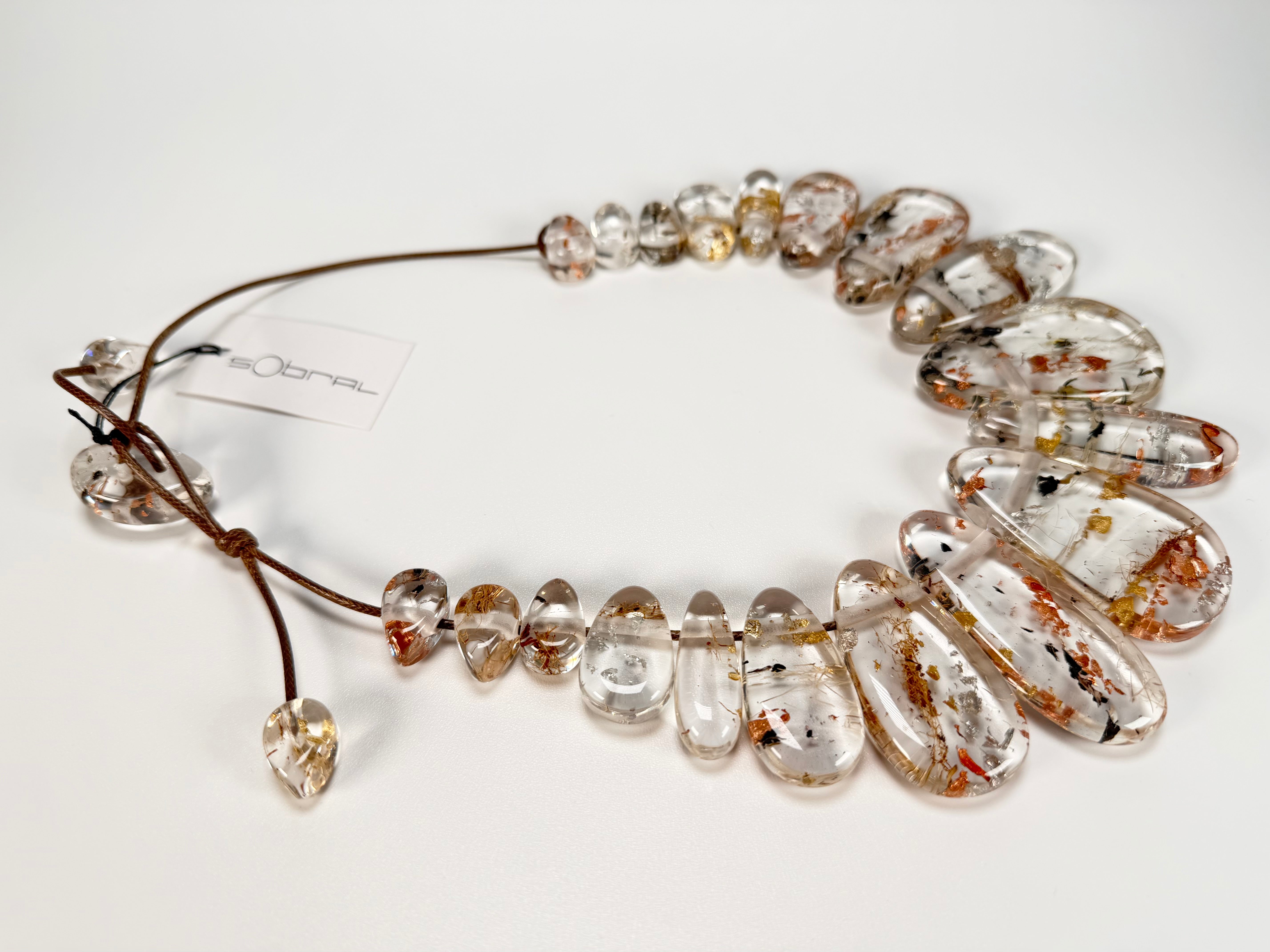 Sobral - Minas Gerais "Marou" Resin Necklace ( 005422 )