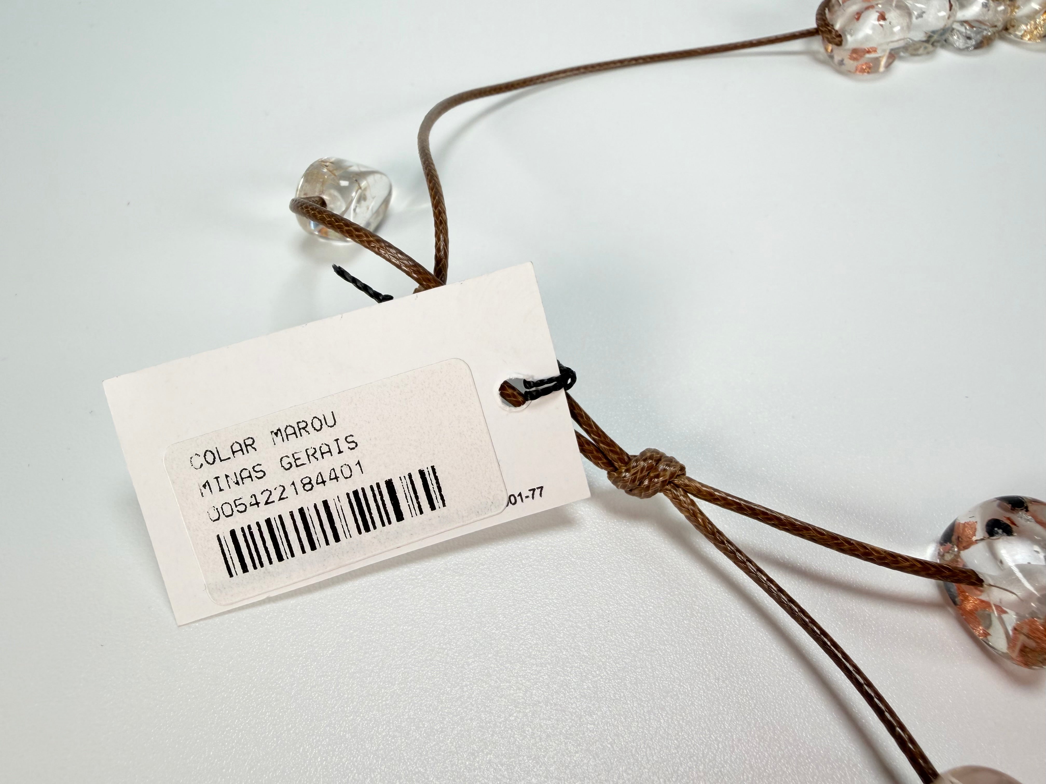 Sobral - Minas Gerais "Marou" Resin Necklace ( 005422 )