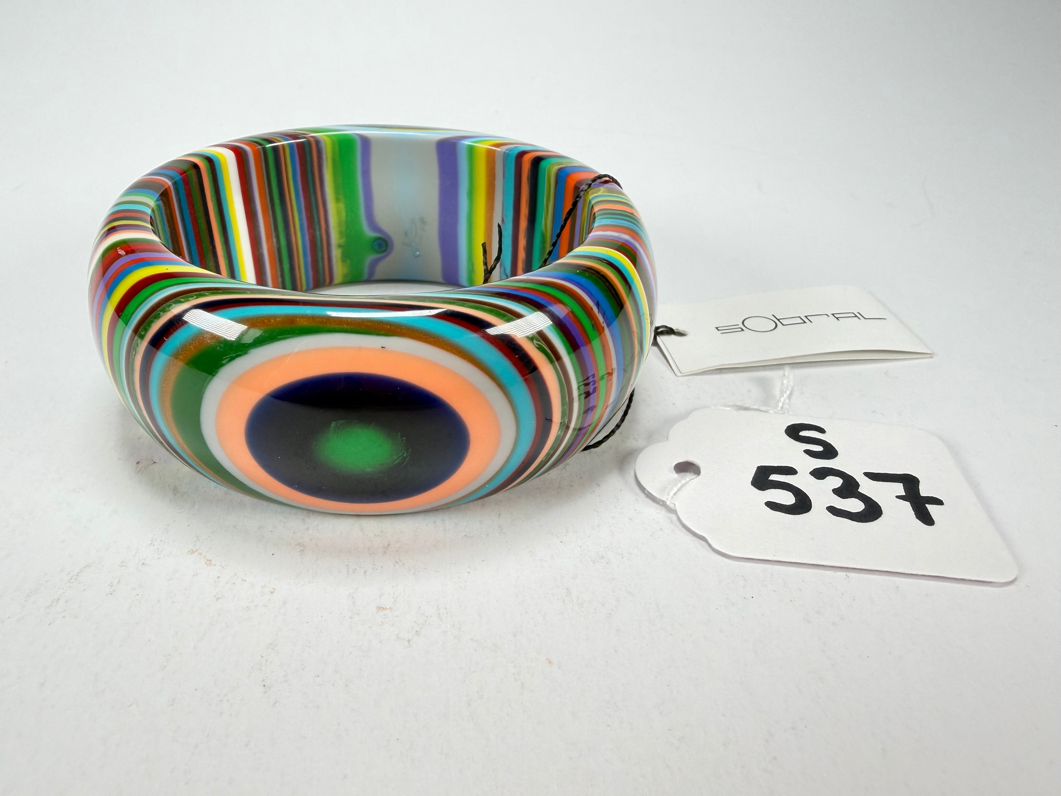 Sobral - Pop Art "PB34" Solid Resin Bangle ( 002444 )