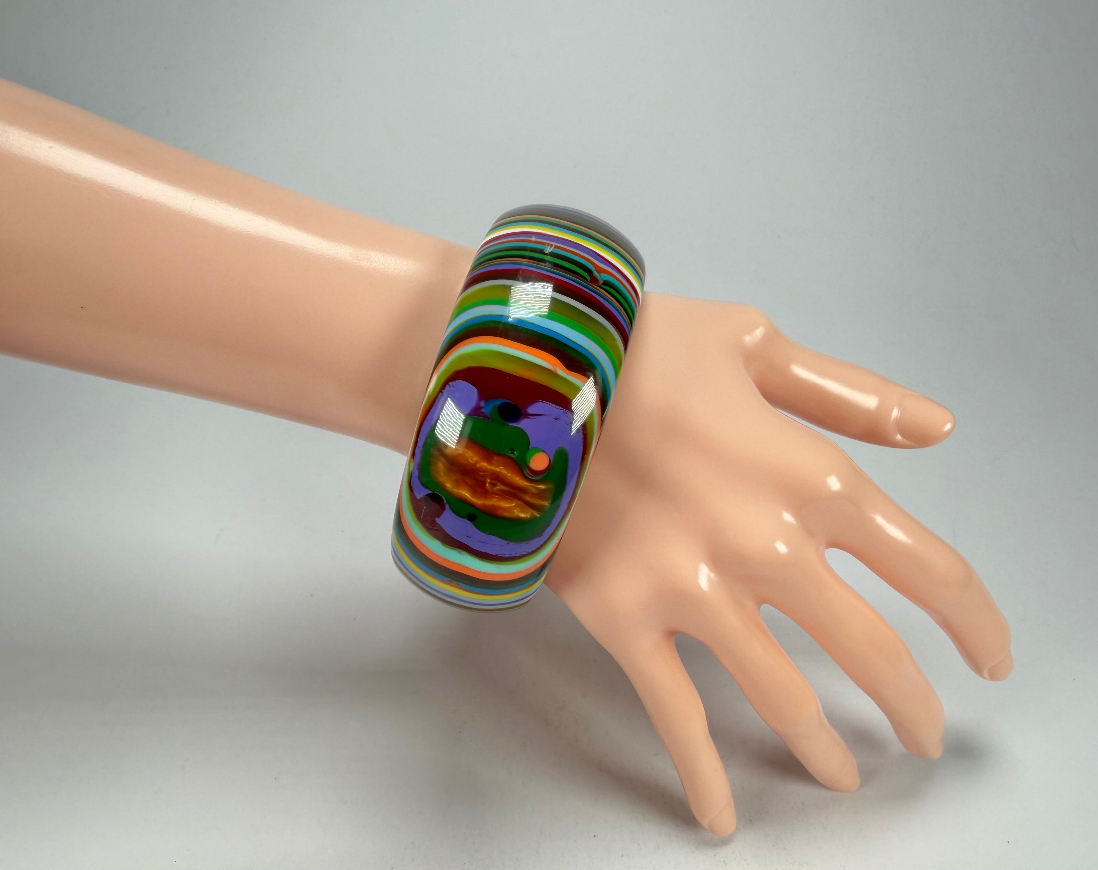 Sobral - Pop Art "PB34" Solid Resin Bangle ( 002444 )