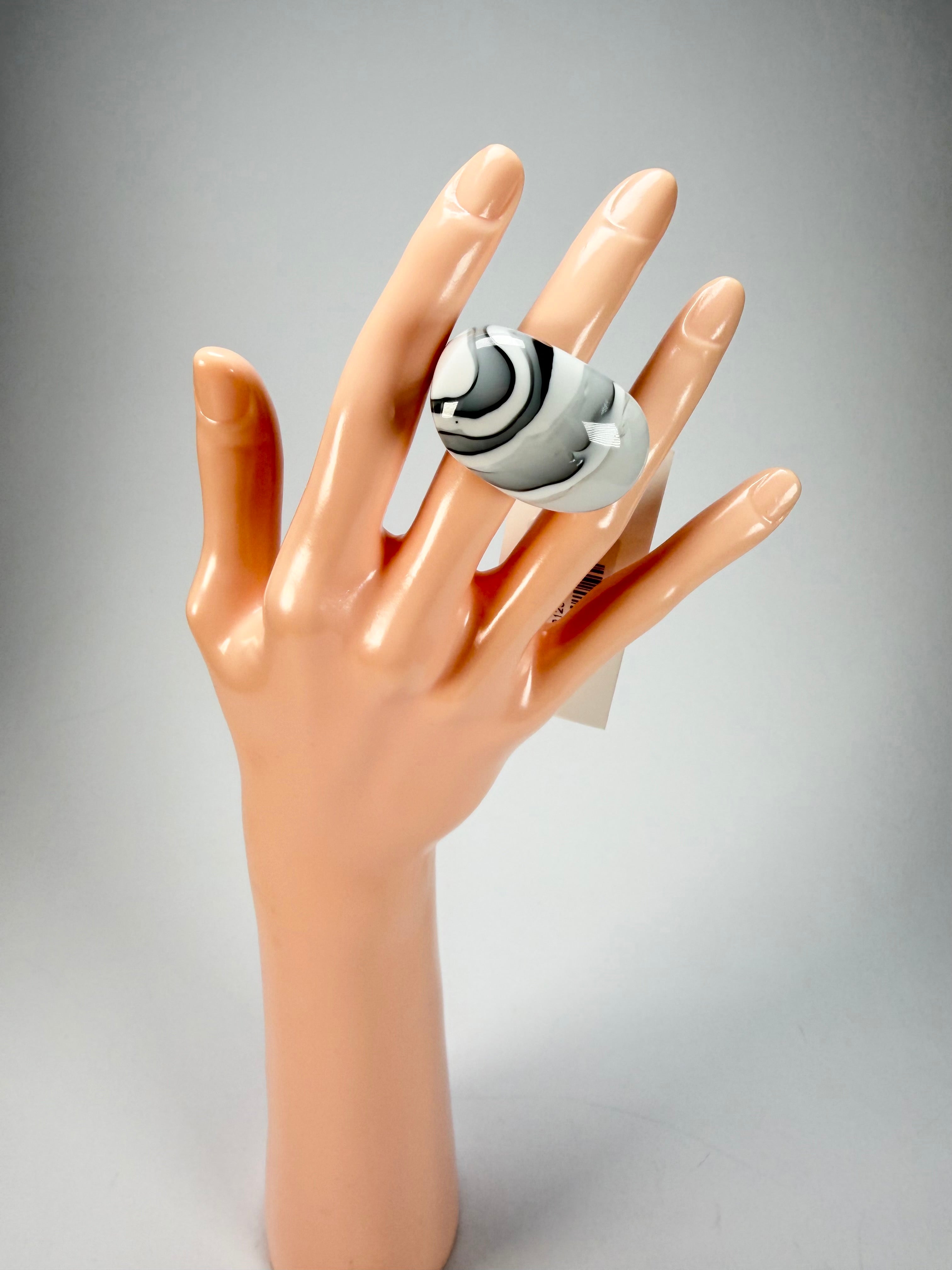 Sobral - Onda Gelo "Mares" Resin Ring ( 005417 ) - Size UK P / US 8
