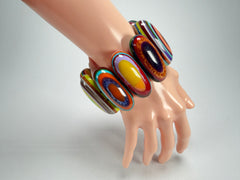 Sobral - Pop Art "Andy" Elasticated Resin Bracelet ( 005467 )