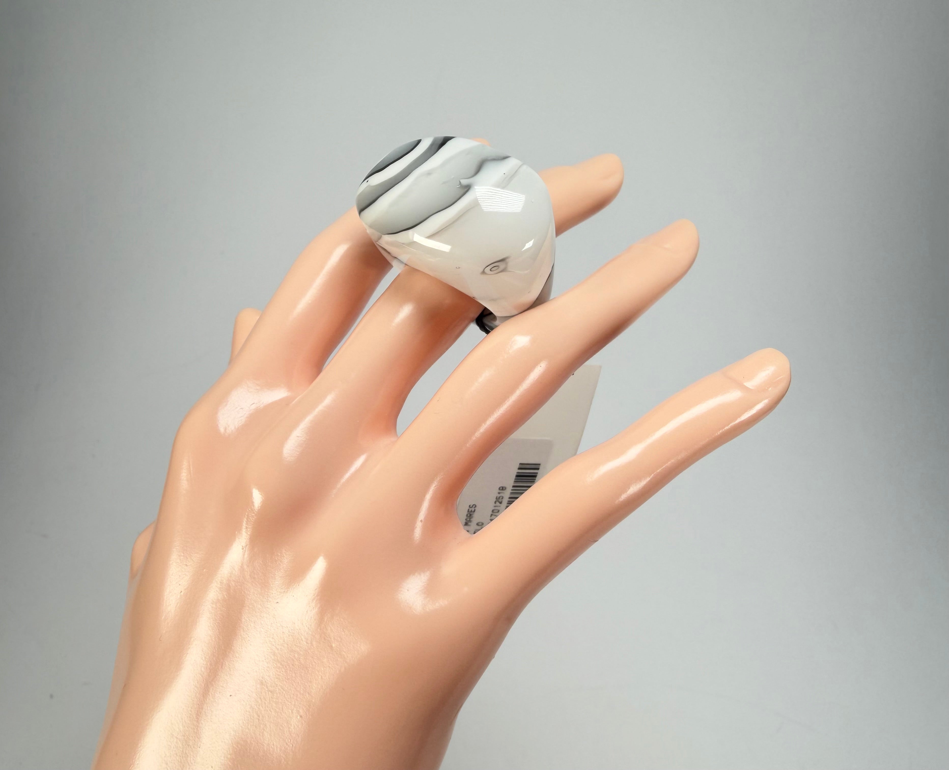 Sobral - Onda Gelo "Mares" Resin Ring ( 005417 ) - Size UK P / US 8