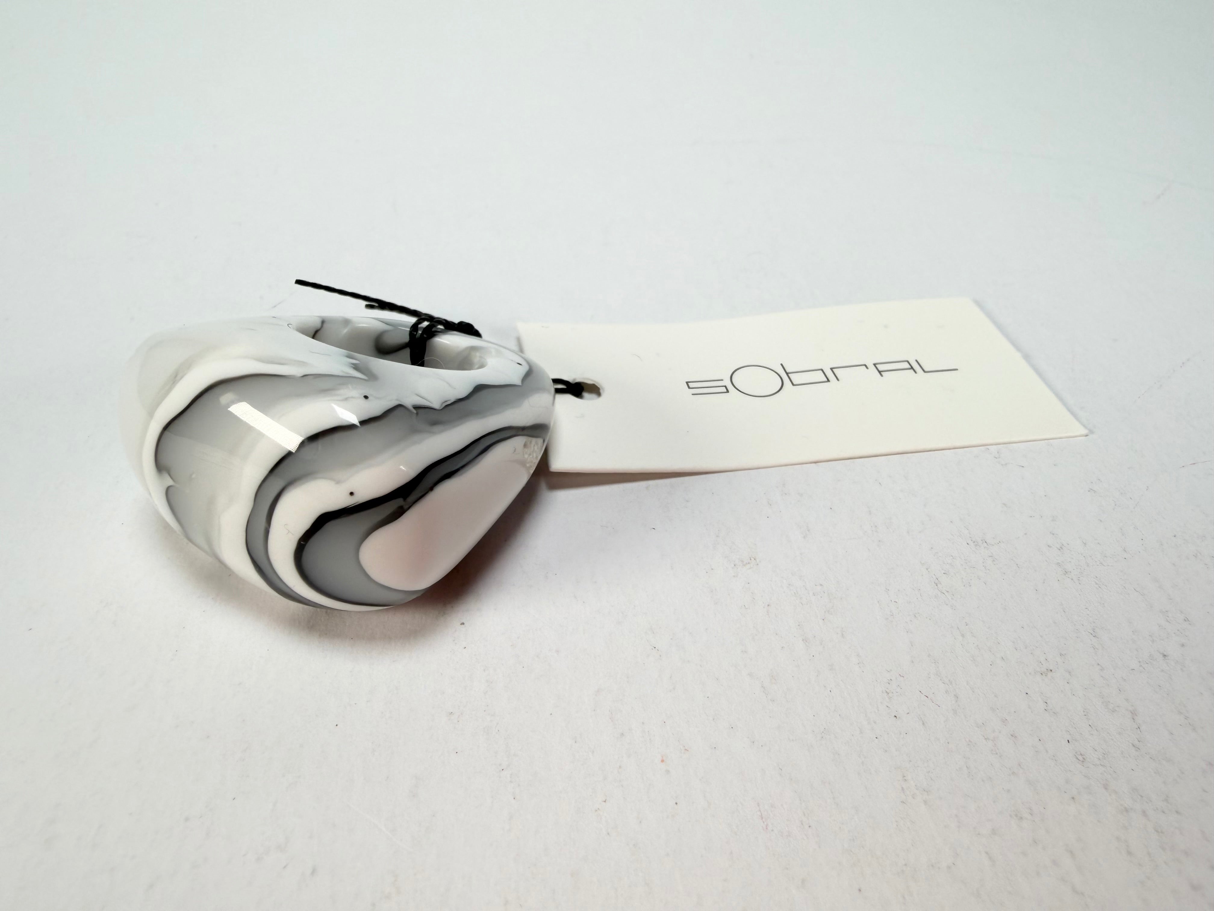 Sobral - Onda Gelo "Mares" Resin Ring ( 005417 ) - Size UK P / US 8