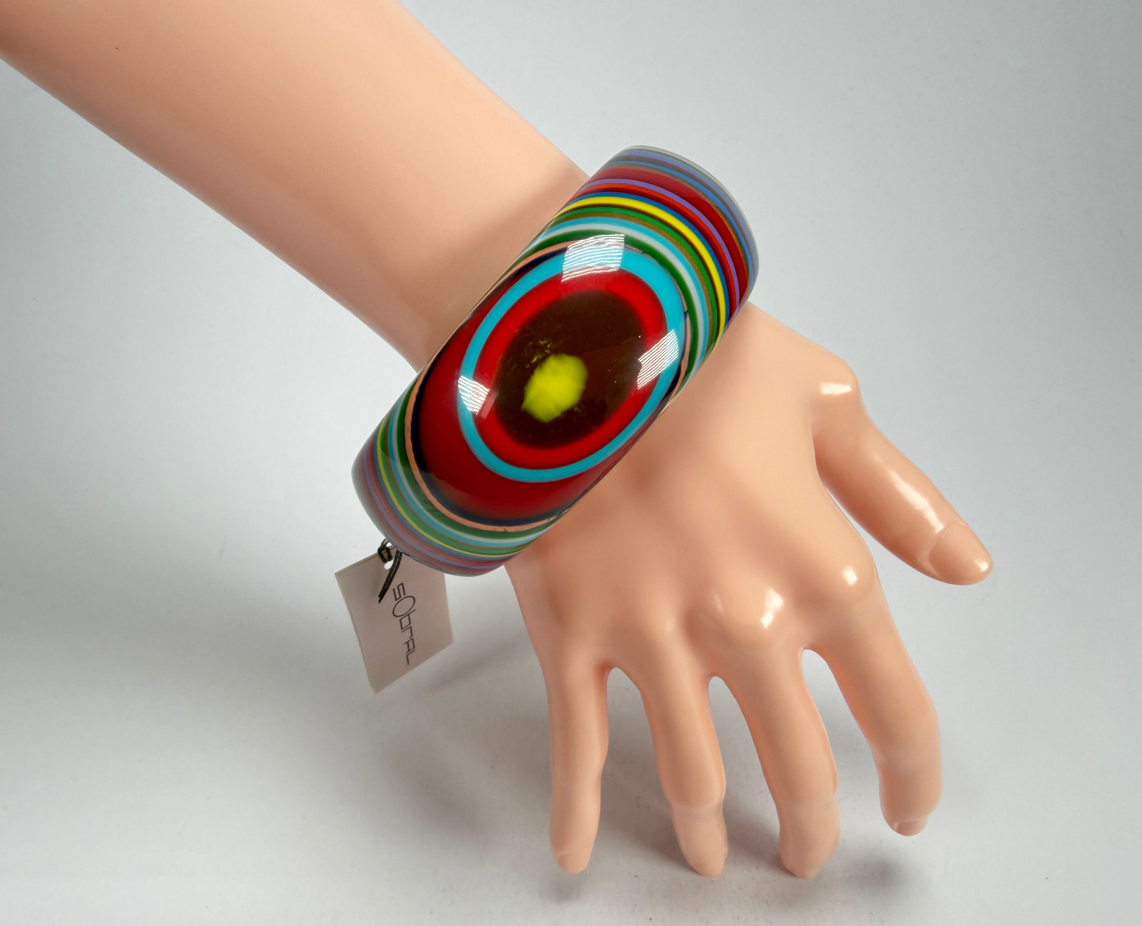 Sobral - Pop Art "PB34" Solid Resin Bangle ( 002444 )