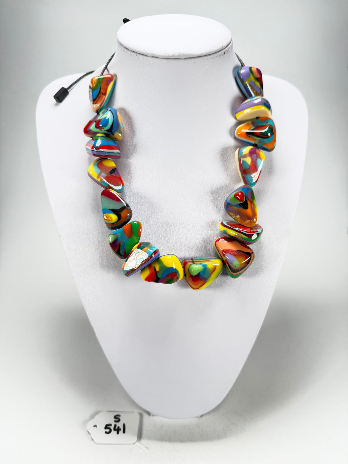 Sobral - Multi-Colour "Anton" Diamante Resin Necklace ( 003614 )