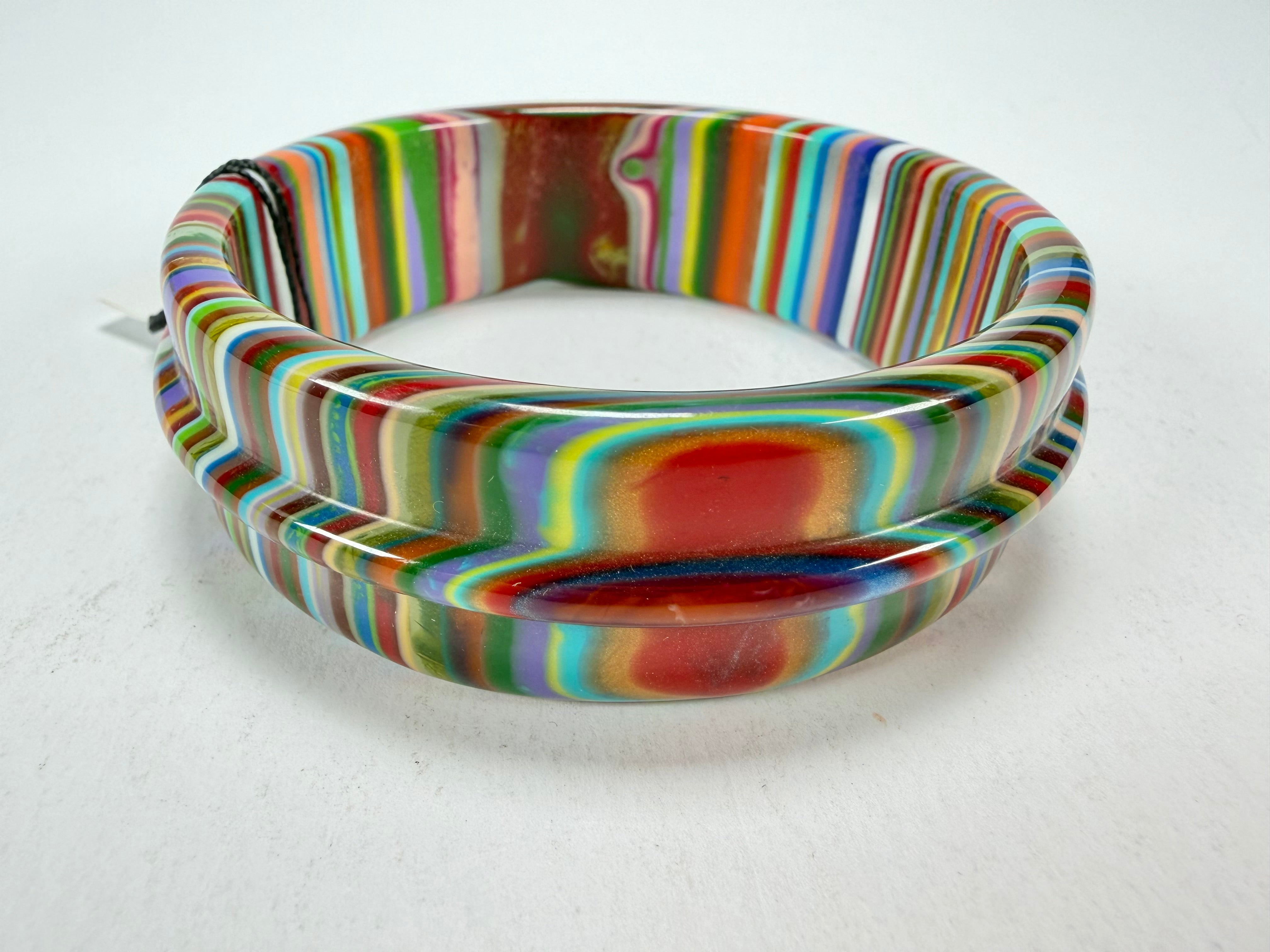 Sobral - Pop Art "PB 34 Saturno" Solid Resin Bangle ( 001088 )