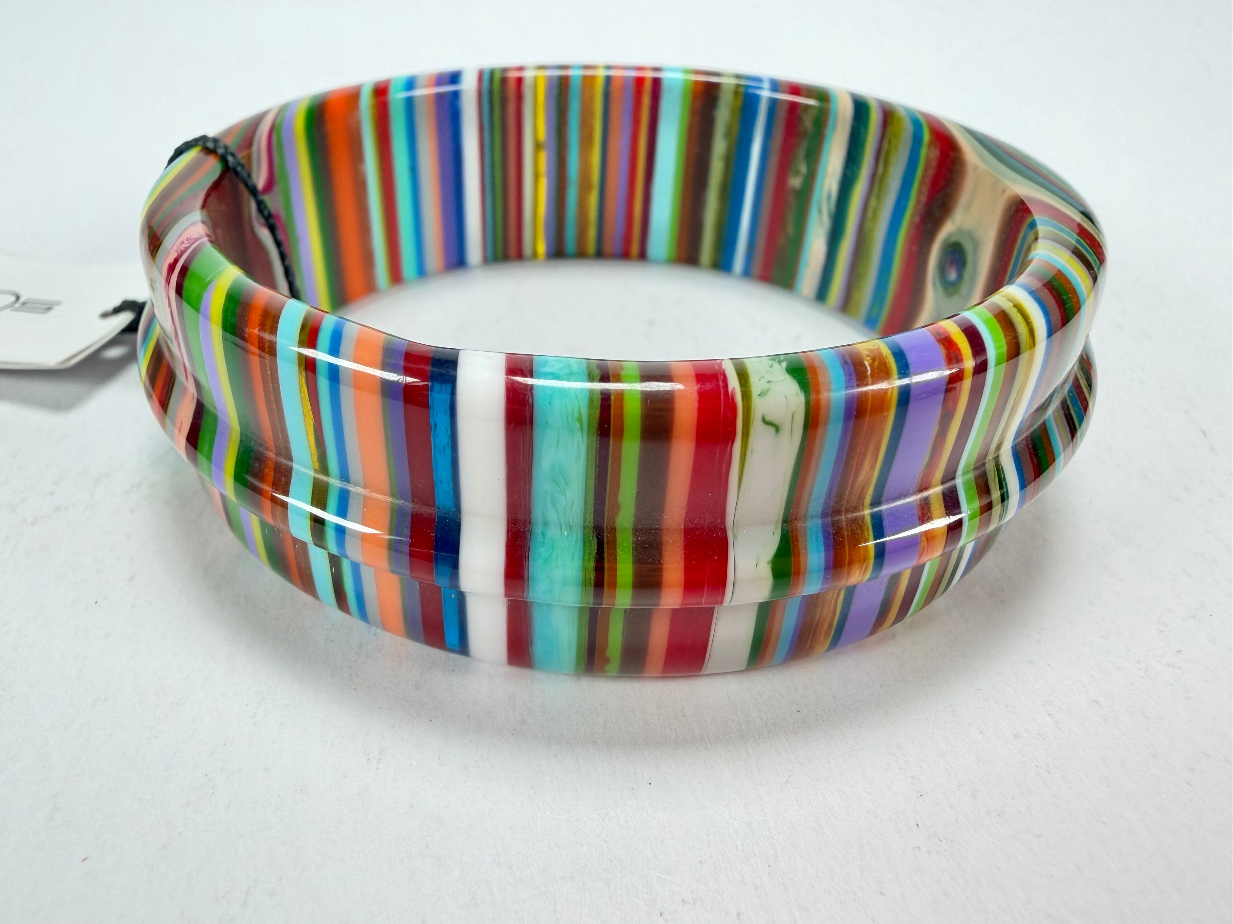 Sobral - Pop Art "PB 34 Saturno" Solid Resin Bangle ( 001088 )