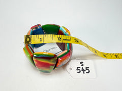 Sobral - Multi-Colour "Rimla" K Elasticated Resin Bracelet ( 004498 )