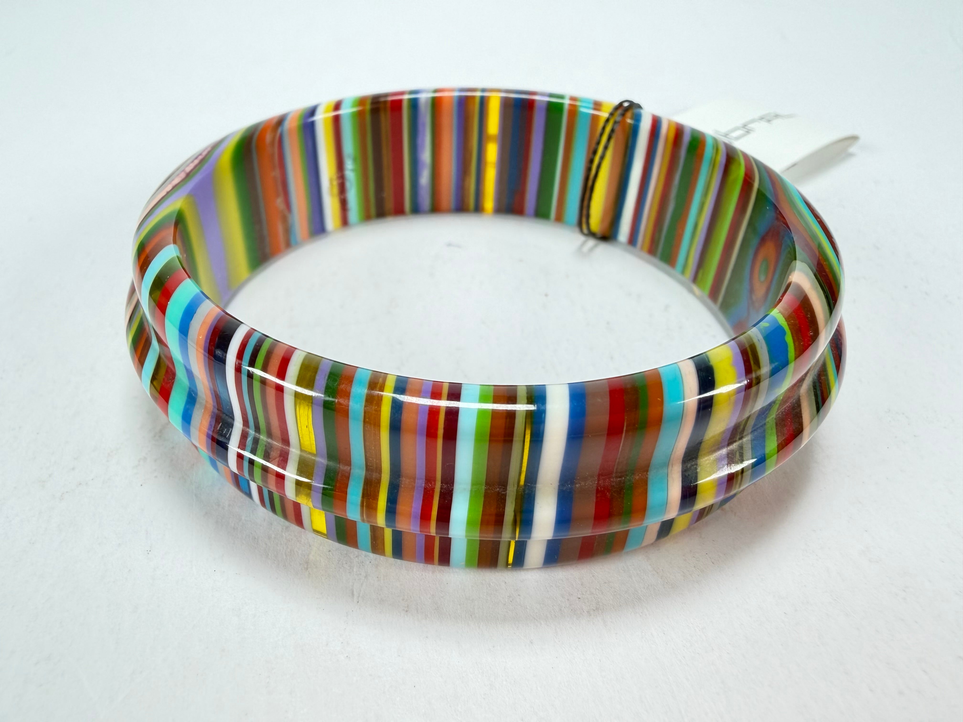 Sobral - Pop Art "PB 34 Saturno" Solid Resin Bangle ( 001088 )