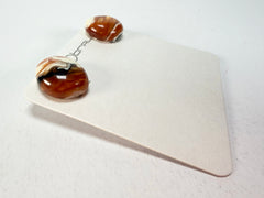 Sobral - Carmelo "Wave" Resin Clip On Earrings ( 005331 )