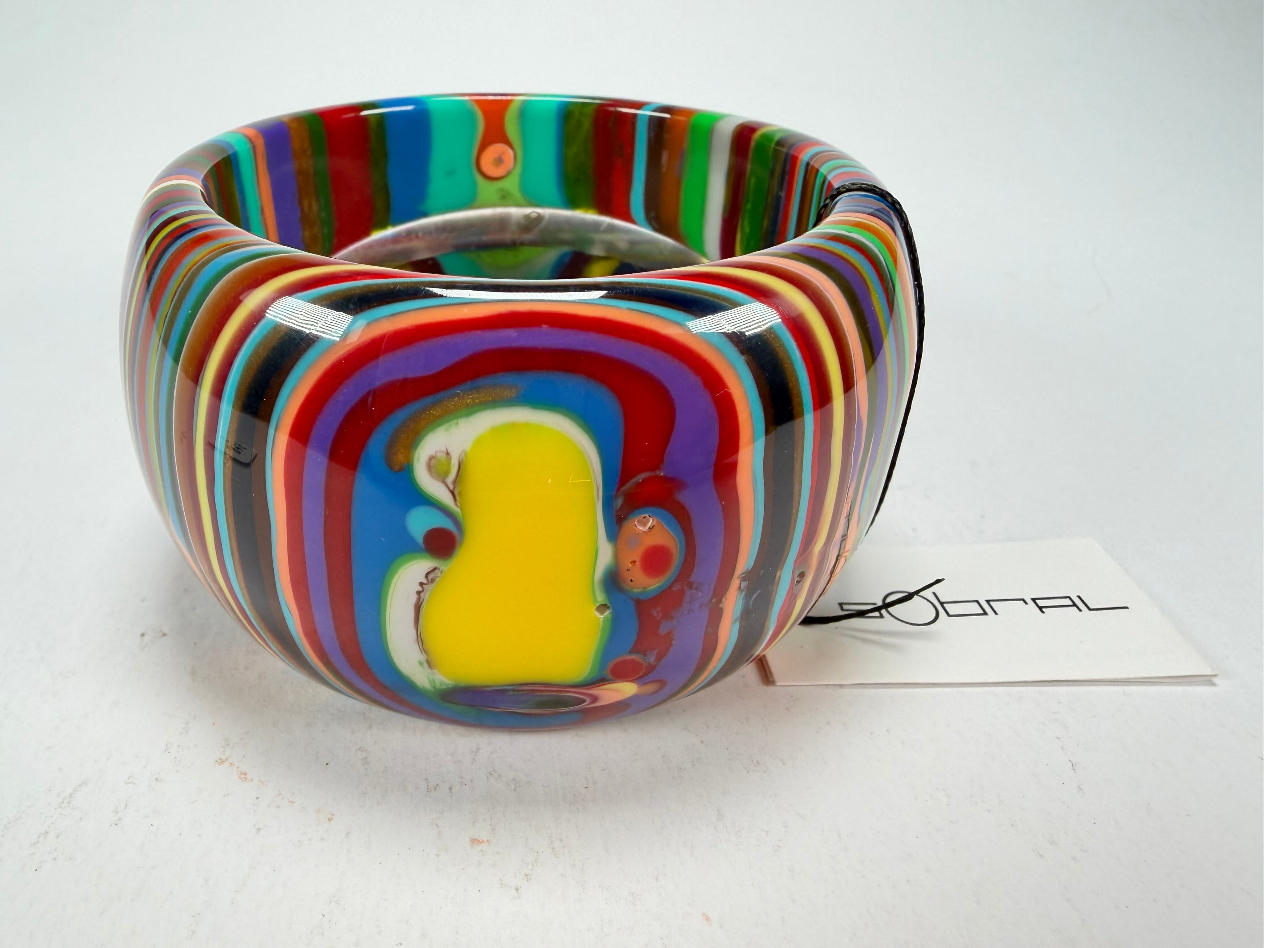 Sobral - Pop Art "PB 50" Solid Resin Bangle ( 000932 )