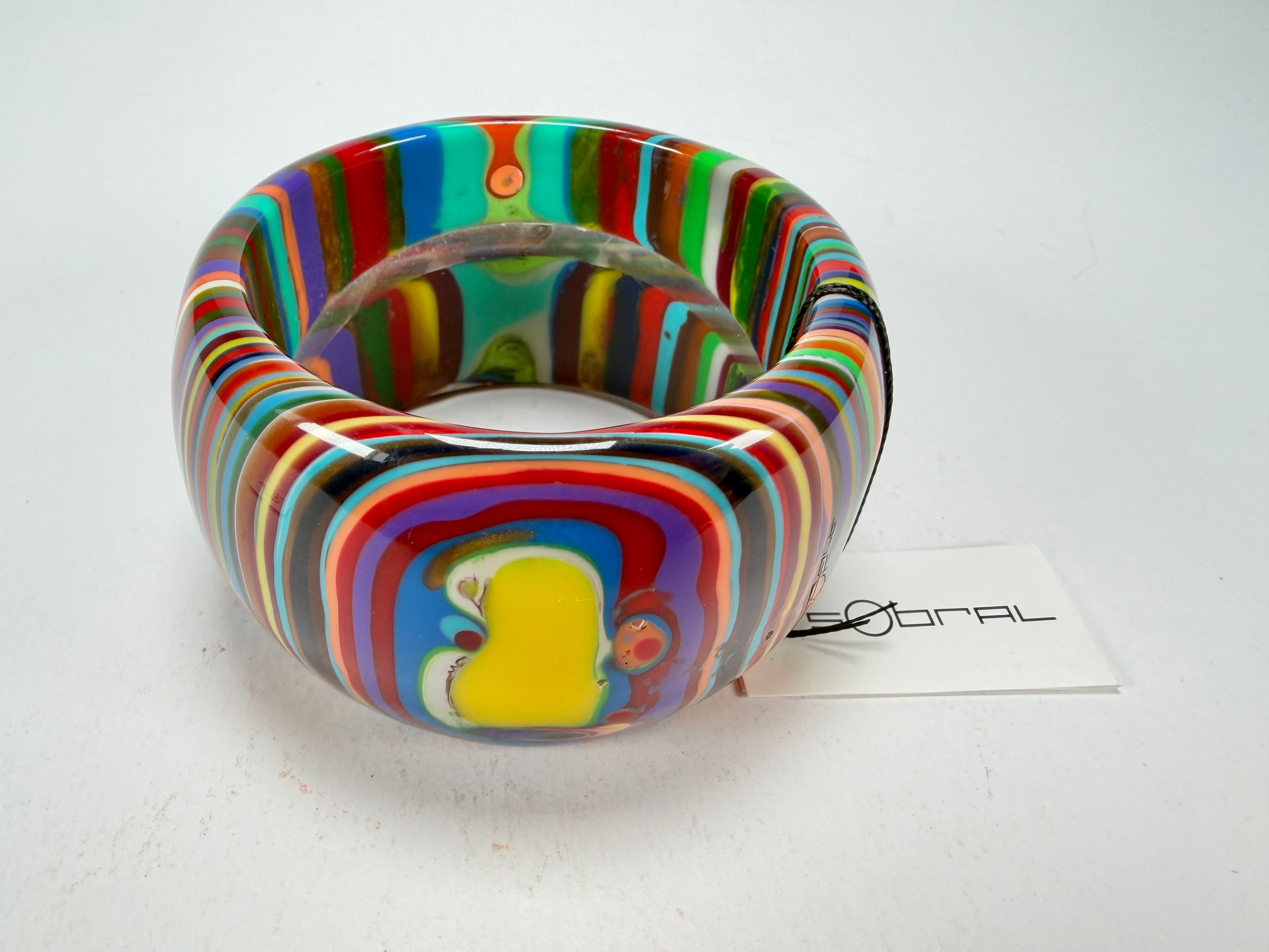 Sobral - Pop Art "PB 50" Solid Resin Bangle ( 000932 )