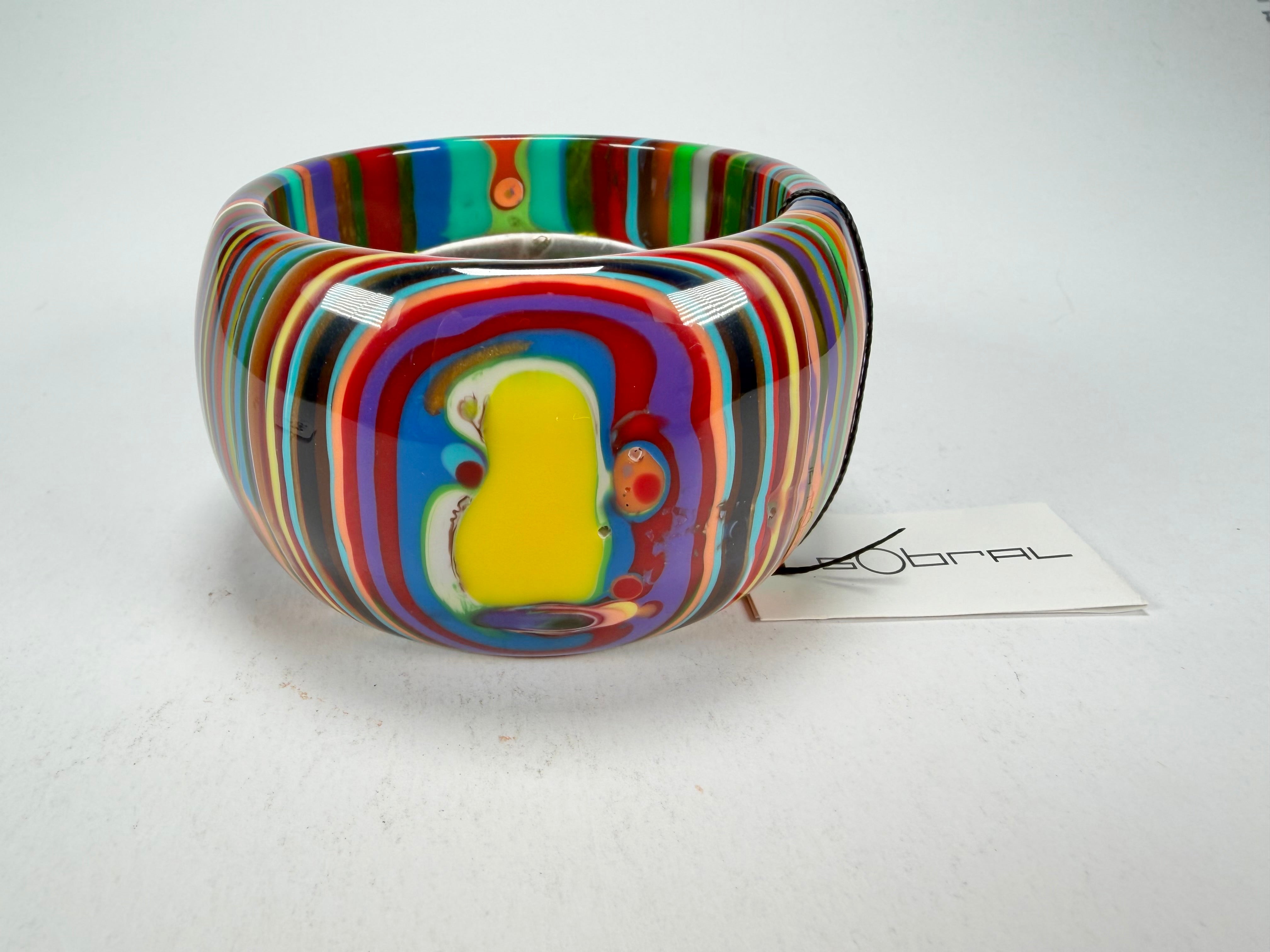 Sobral - Pop Art "PB 50" Solid Resin Bangle ( 000932 )