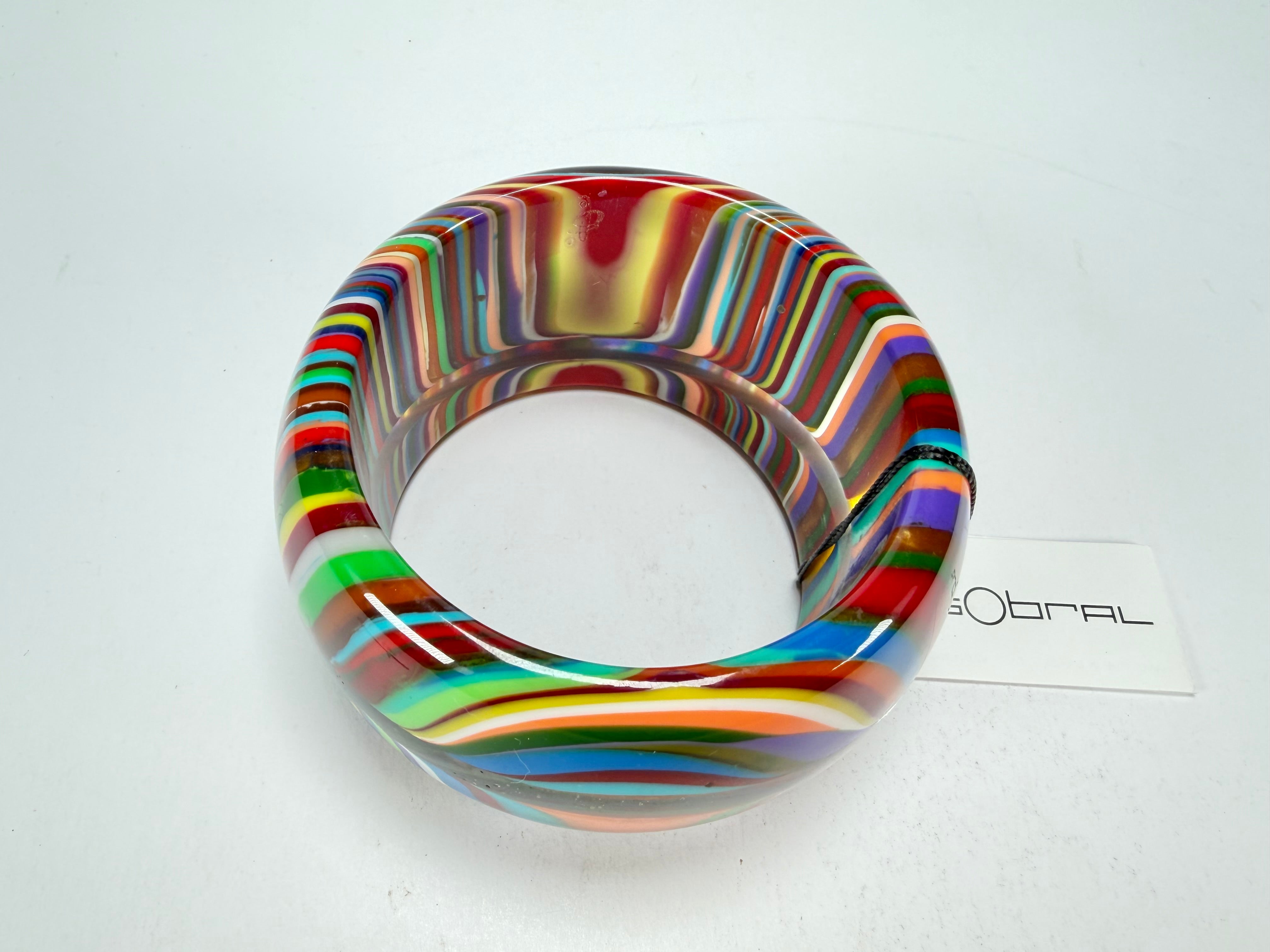 Sobral - Pop Art "PB 50" Solid Resin Bangle ( 000932 )