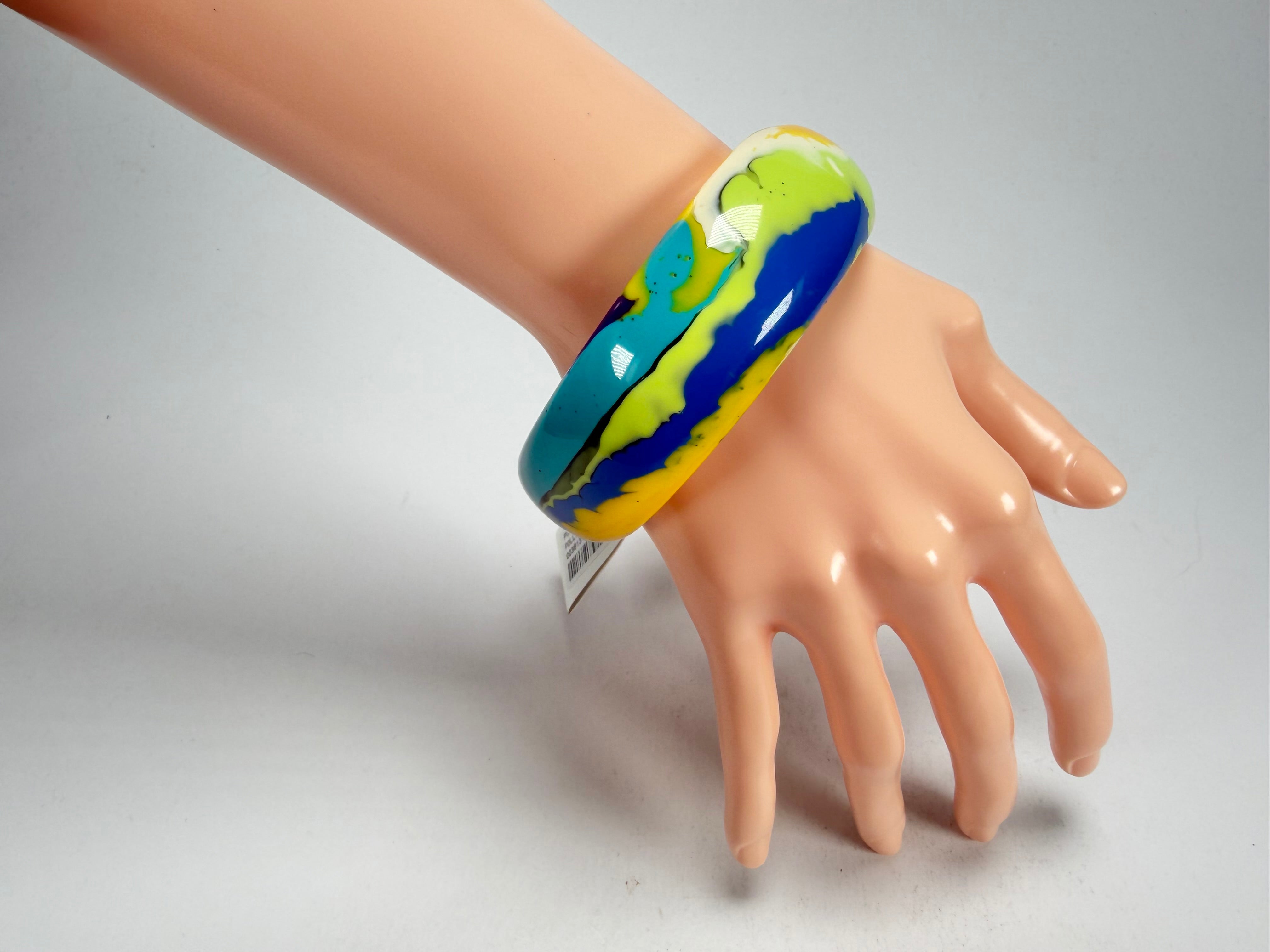 Sobral - Multi-Colour "PB24" Solid Resin Bangle ( 003813 )