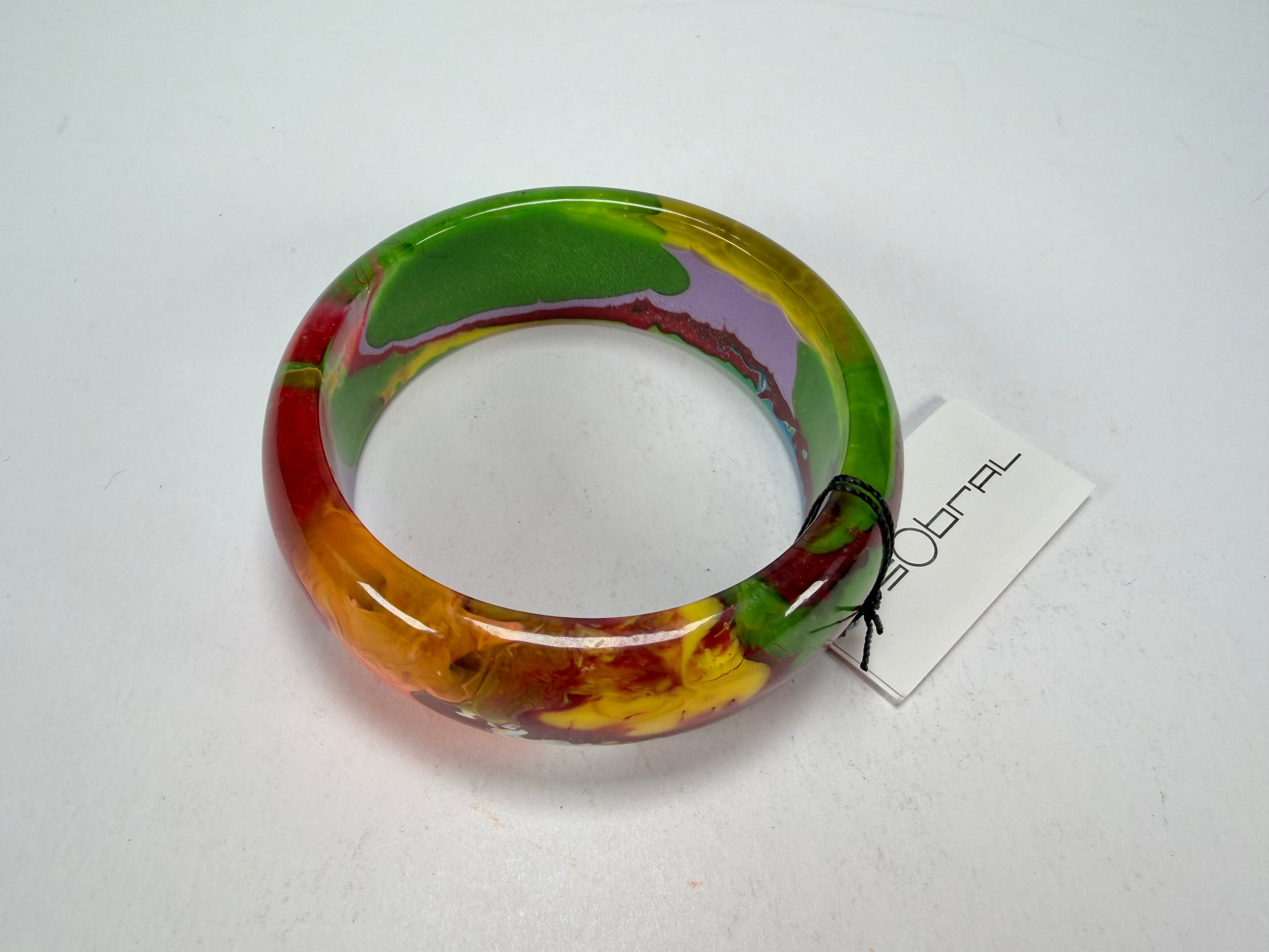 Sobral - Multi-Colour "PB24" Solid Resin Bangle ( 003813 )