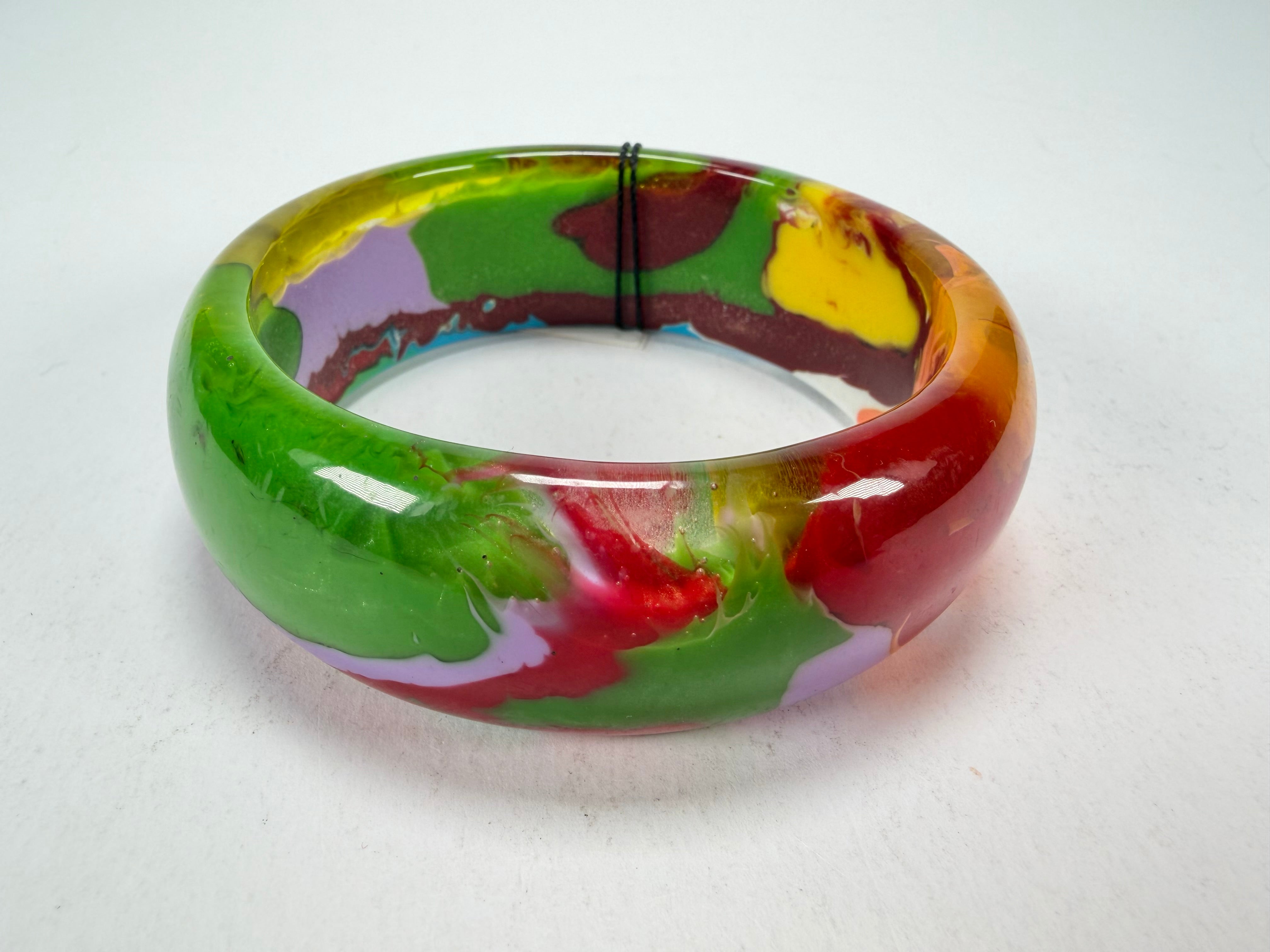 Sobral - Multi-Colour "PB24" Solid Resin Bangle ( 003813 )