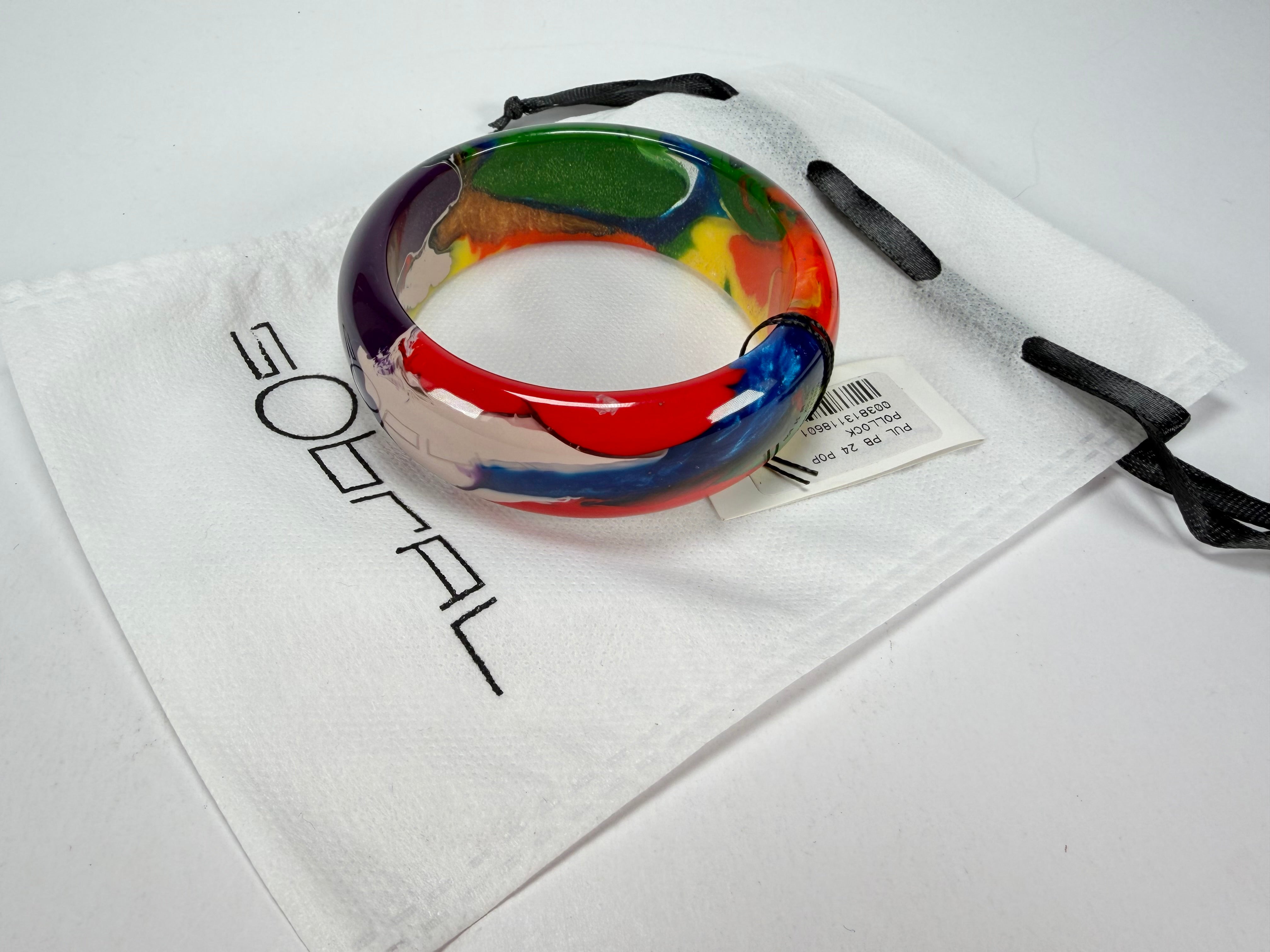 Sobral - Multi-Colour "PB24" Solid Resin Bangle ( 003813 )