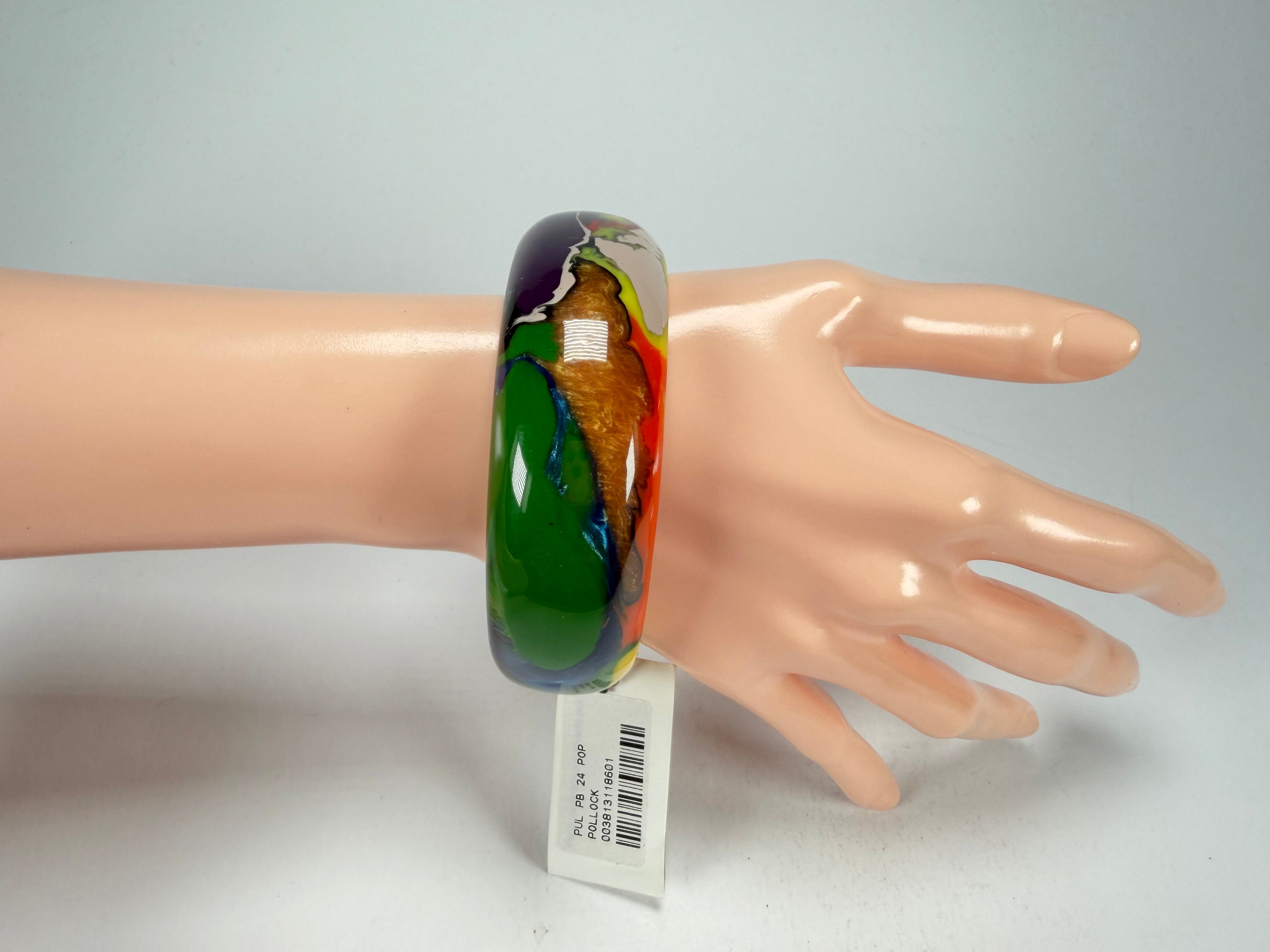 Sobral - Multi-Colour "PB24" Solid Resin Bangle ( 003813 )