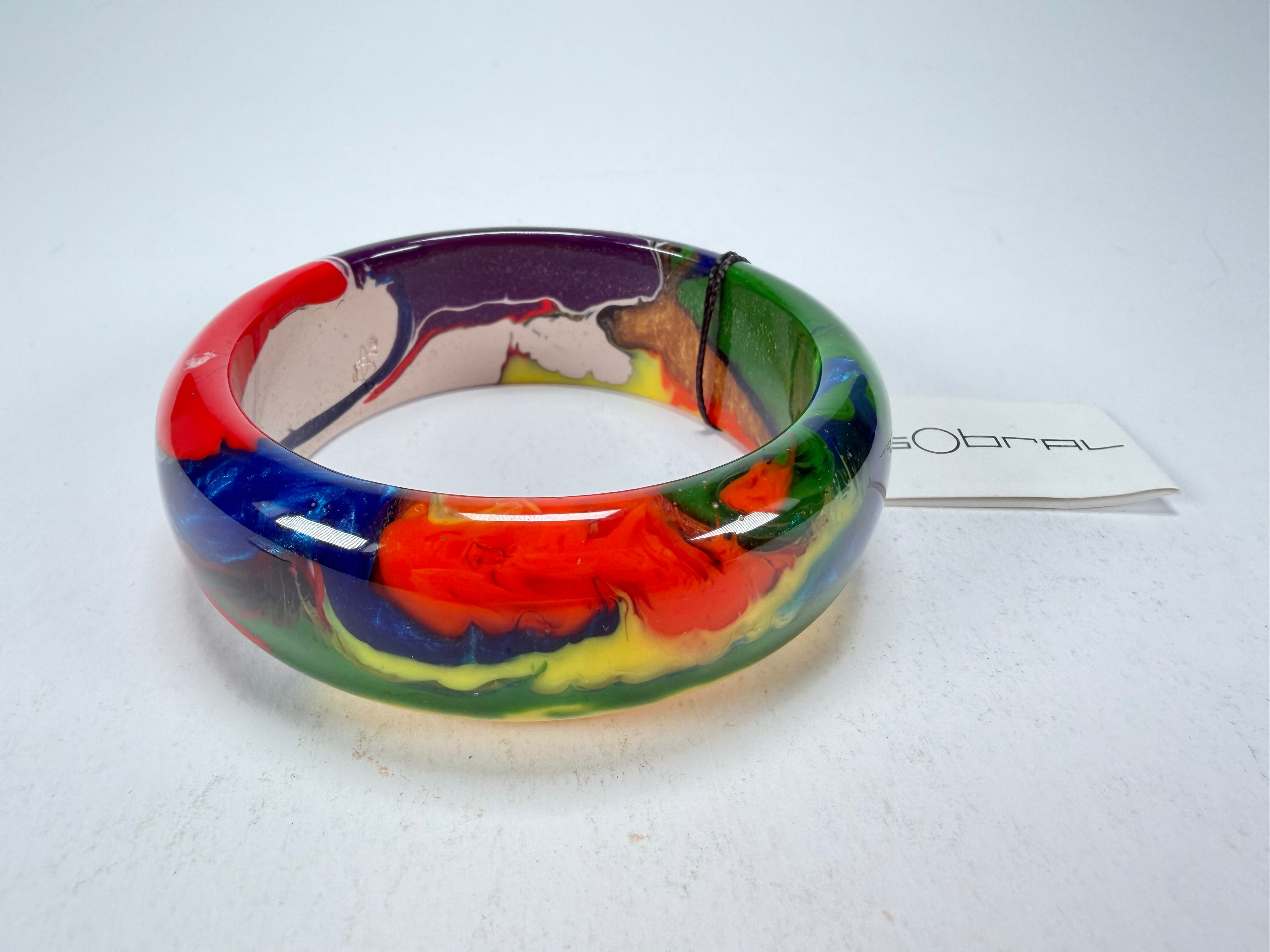 Sobral - Multi-Colour "PB24" Solid Resin Bangle ( 003813 )