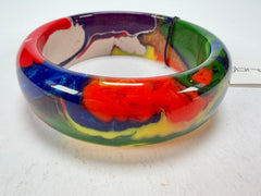 Sobral - Multi-Colour "PB24" Solid Resin Bangle ( 003813 )