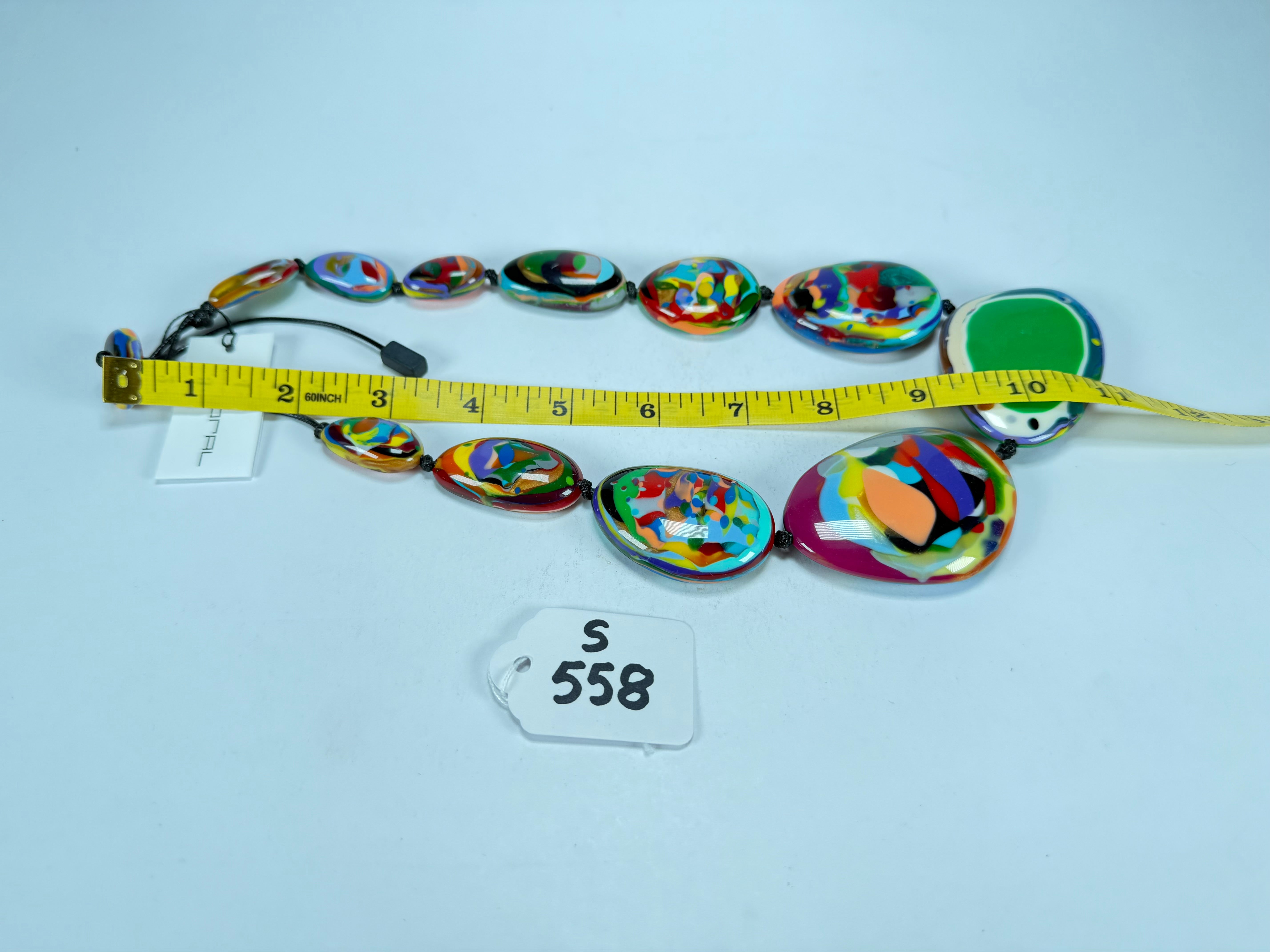 Sobral - Multi-Colour "Gabriele K" Resin Necklace ( 003616 )