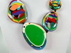 Sobral - Multi-Colour "Gabriele K" Resin Necklace ( 003616 )