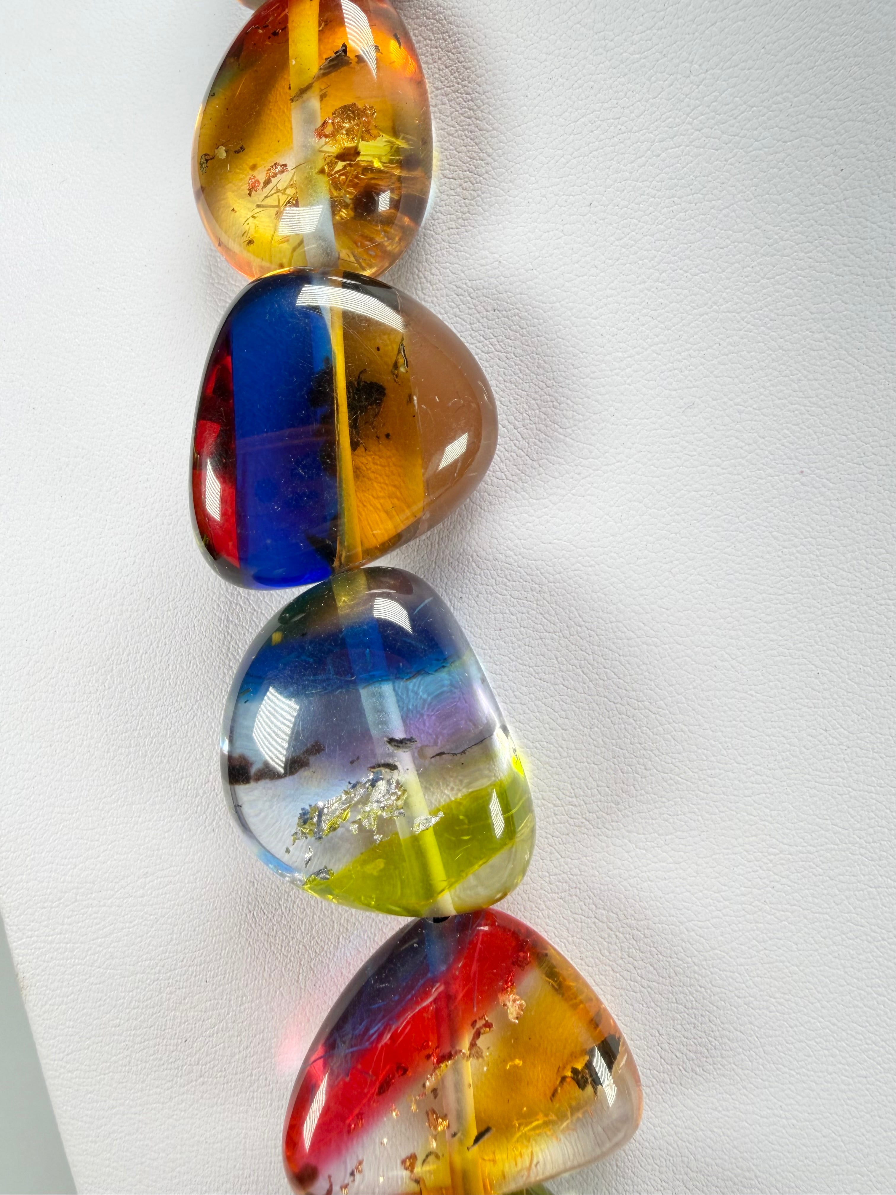 Sobral - Sobralita "Studio Pebbles" Resin Necklace ( 005224 )
