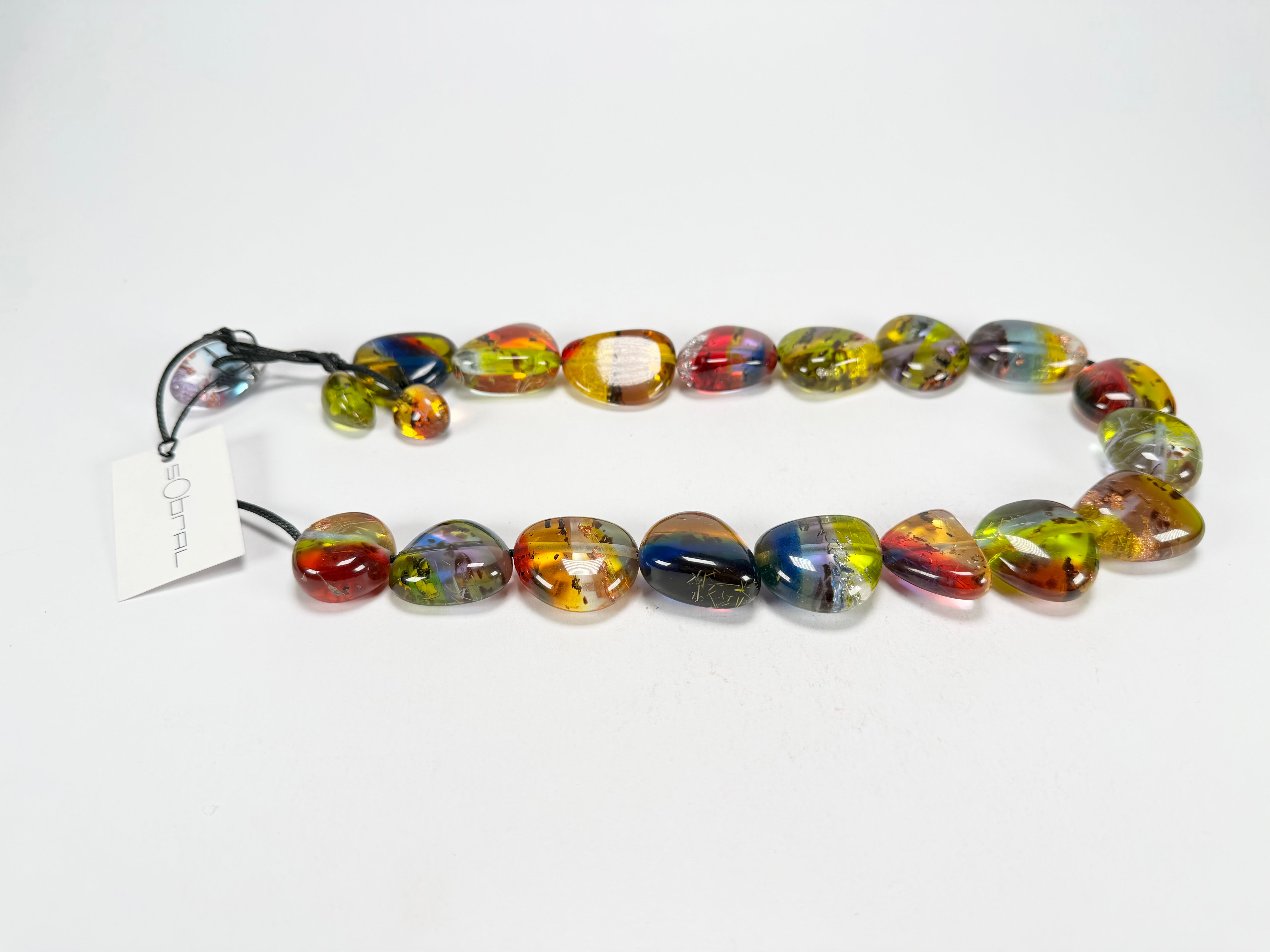 Sobral - Sobralita "Studio Pebbles" Resin Necklace ( 005224 )
