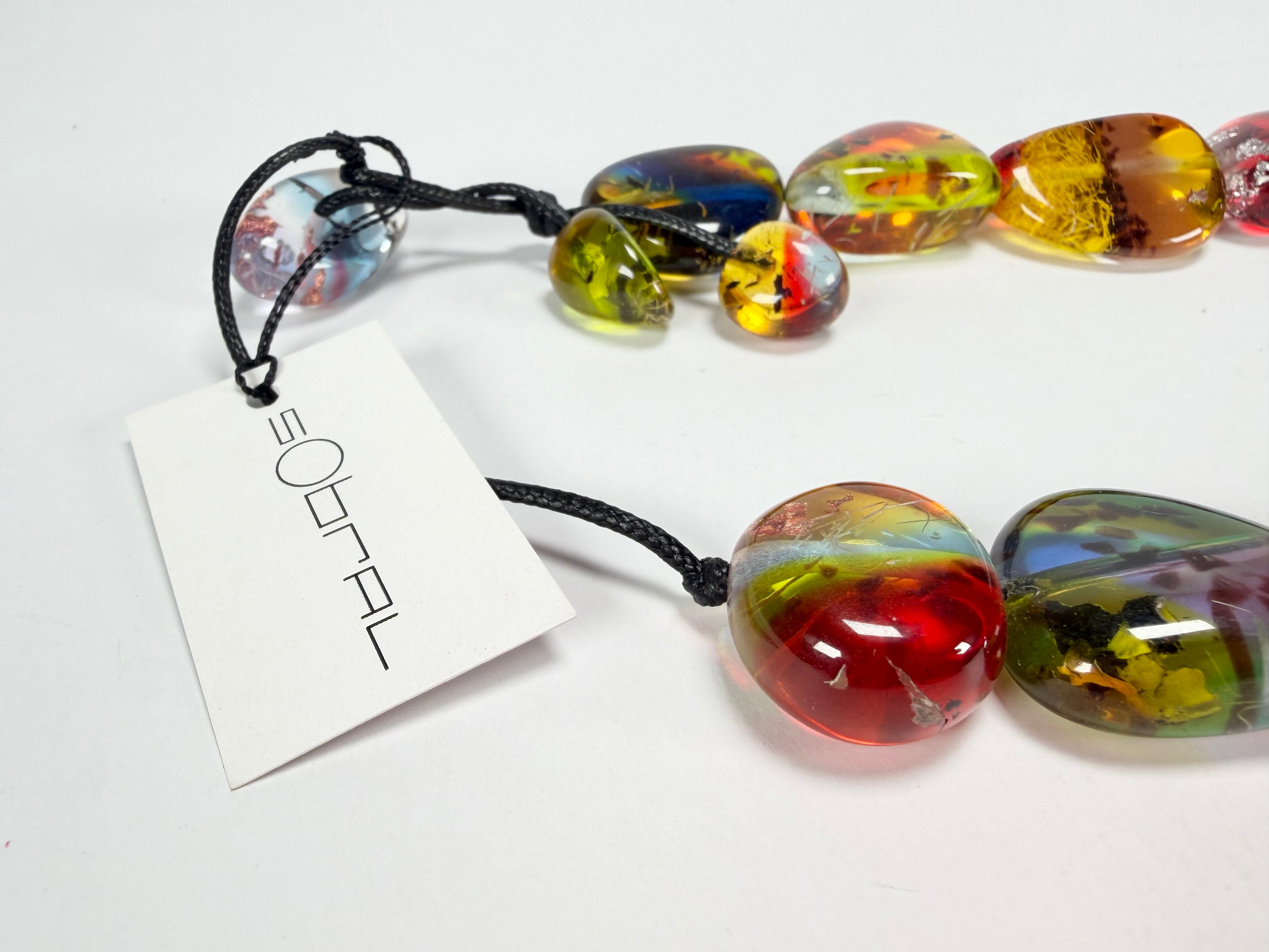 Sobral - Sobralita "Studio Pebbles" Resin Necklace ( 005224 )