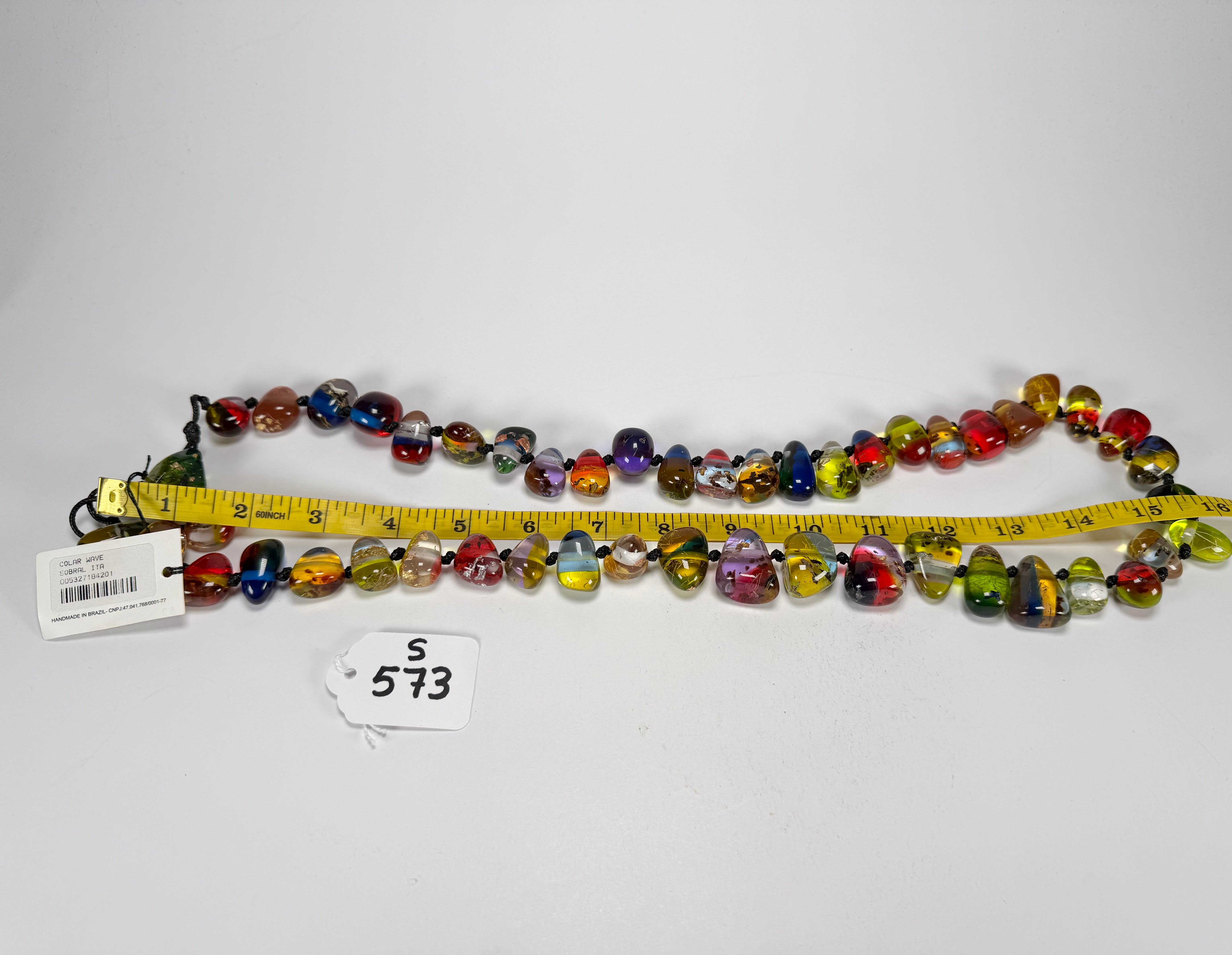 Sobral - Sobralita "Wave" Resin Necklace ( 005327 )